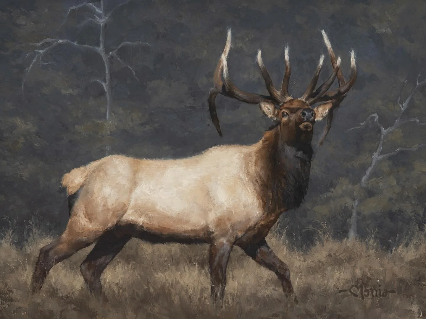 Welcome September, for so many reasons the best time of the year! Throwback to &ldquo;September&rsquo;s Eve&rdquo; oil on linen from last year. The original has sold, but limited edition prints are available in multiple sizes. www.kraeartworks.com or