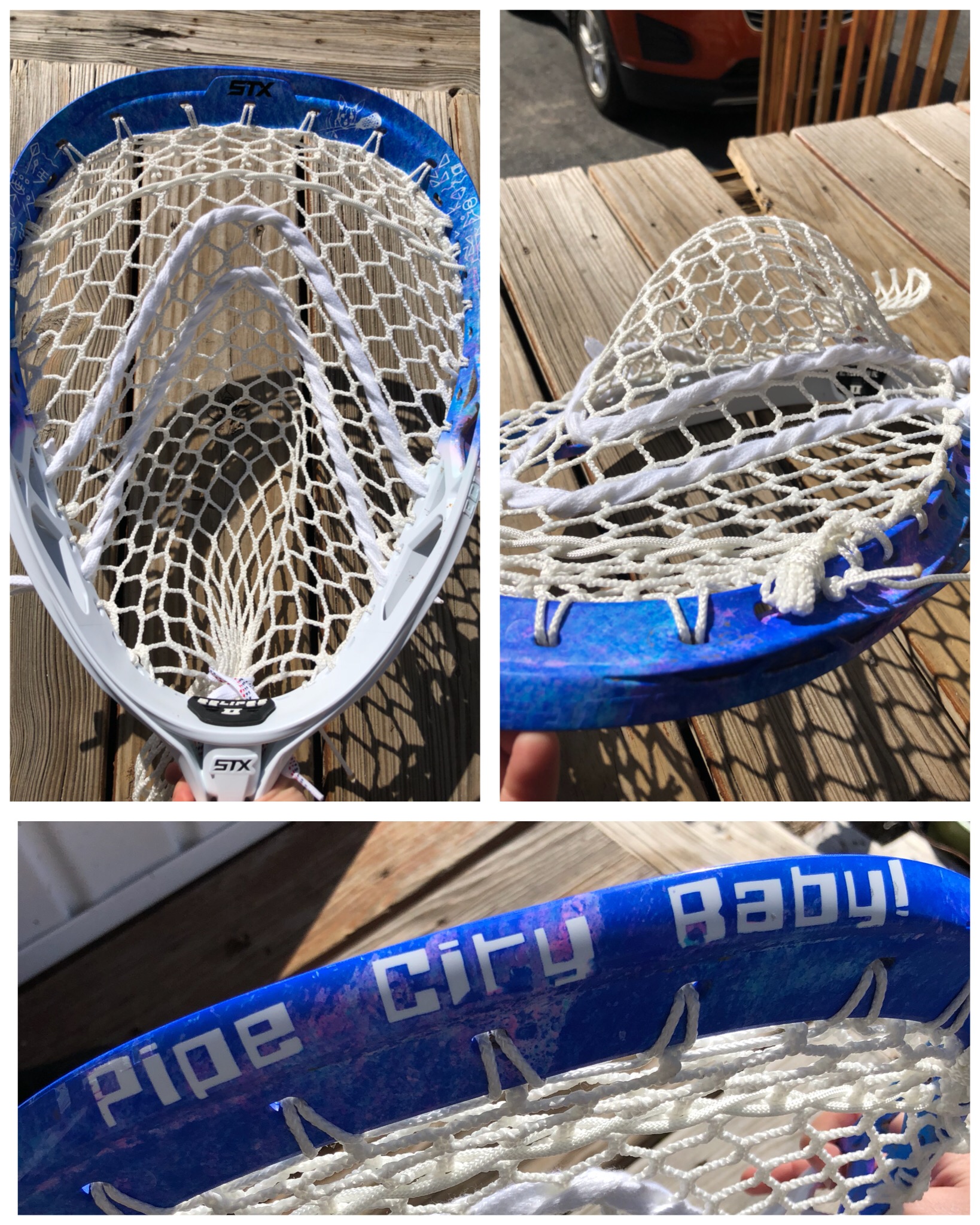 lacrosse goalie head stringing patterns