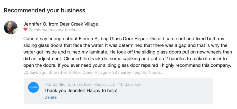 Cost Of Glass Replacement In Patio Door News Local Updates Florida Sliding Repair Llc - The Patio Door Repair Company Reviews
