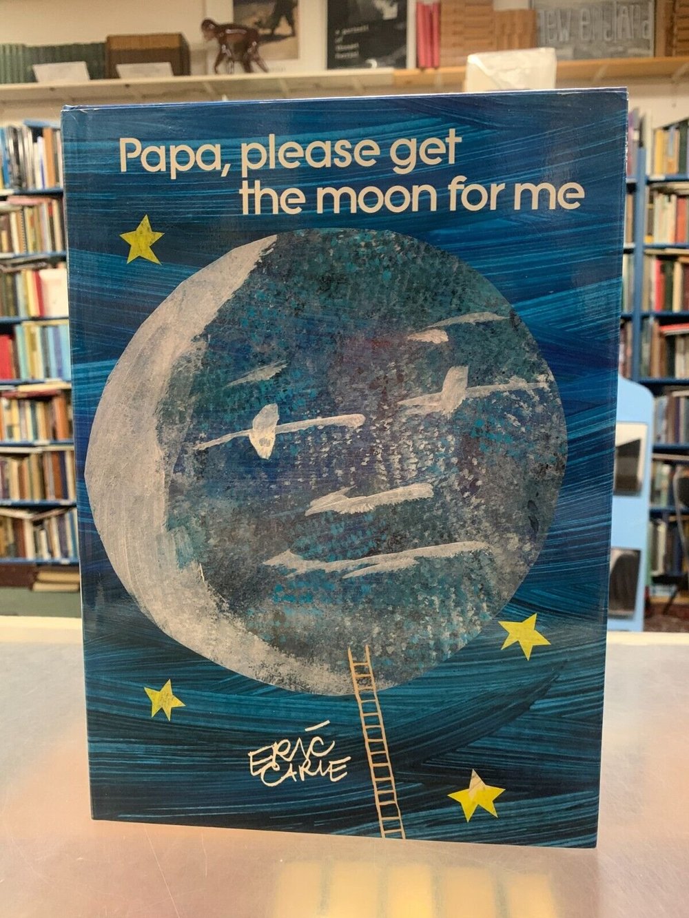 Eric Carle / Papa Please Get the Moon for Me Signed 1st Edition