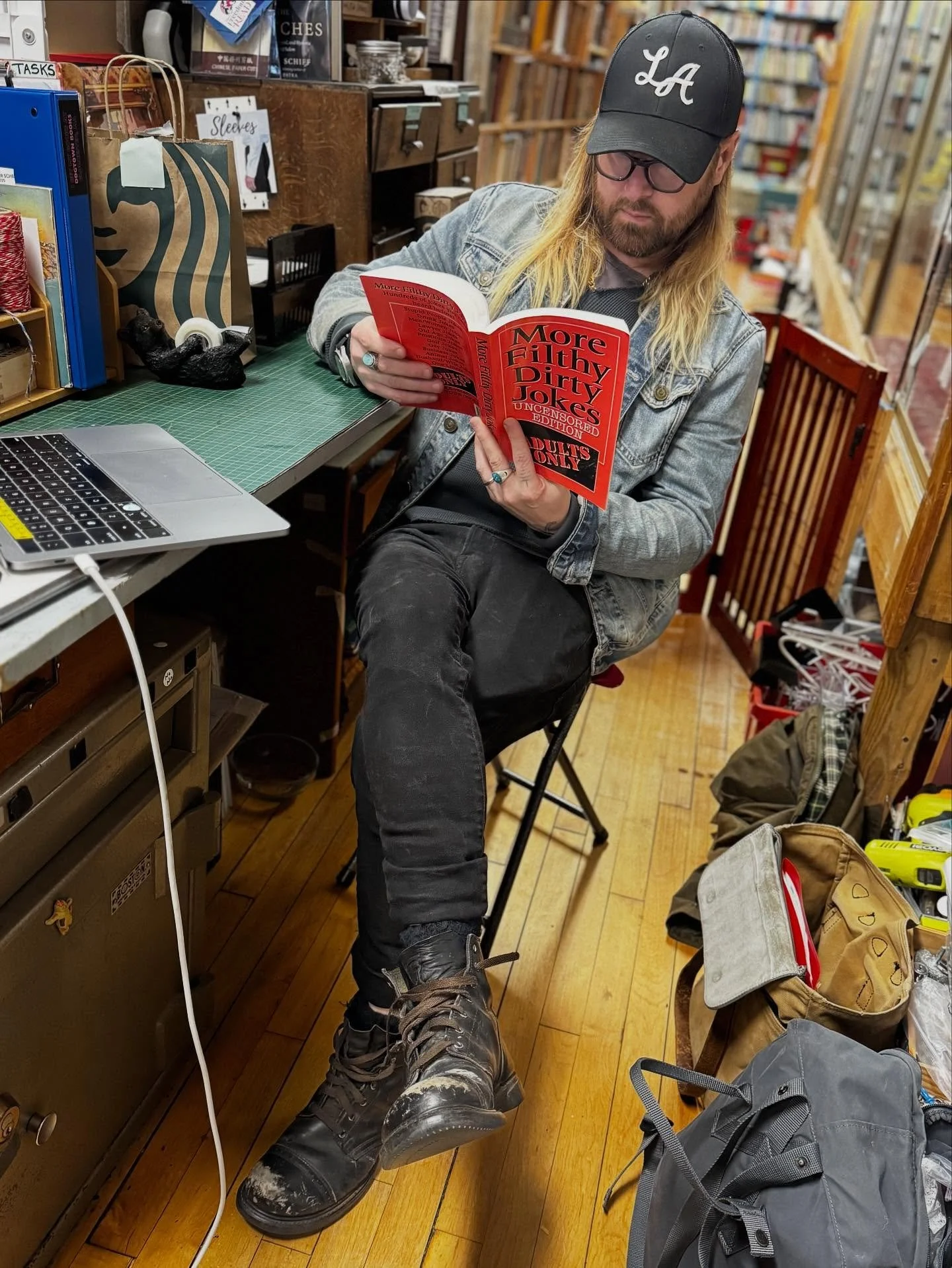 Only the high-brow first editions for us please. 
#dogtownbooks #usedbooks #usedbookstore #shopindiebookstores #saveindiebookstores #bibliophile #bookstagram #bookcollector #cool #bookish #vintagebook #antiquebooks #bookworld #readmore #instalike #g