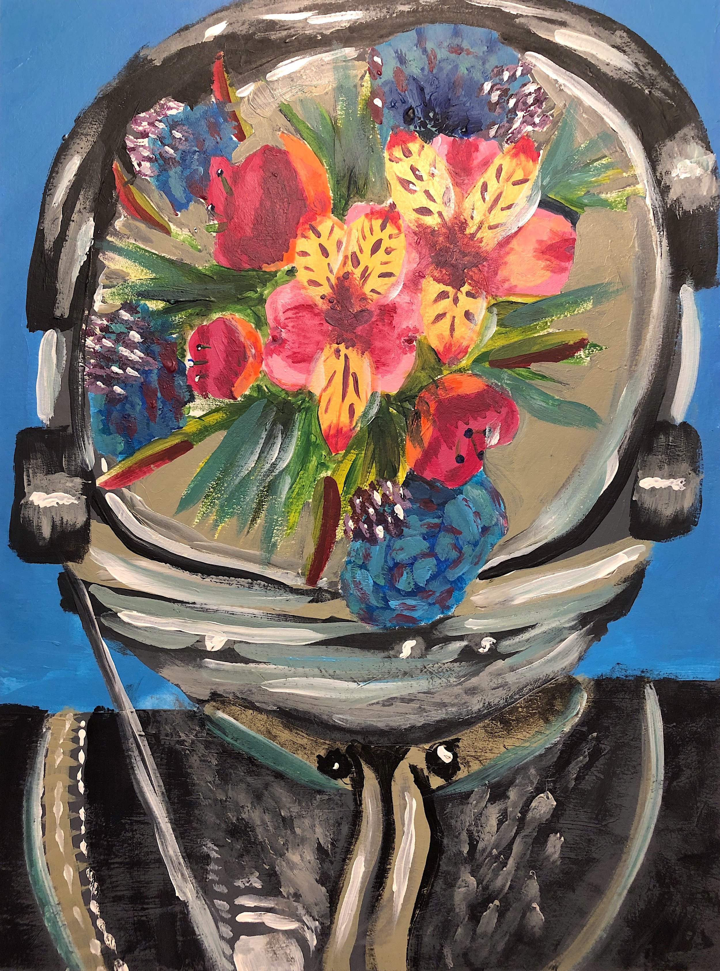 “Cosmonaut” / Artwork by Katy Grubb