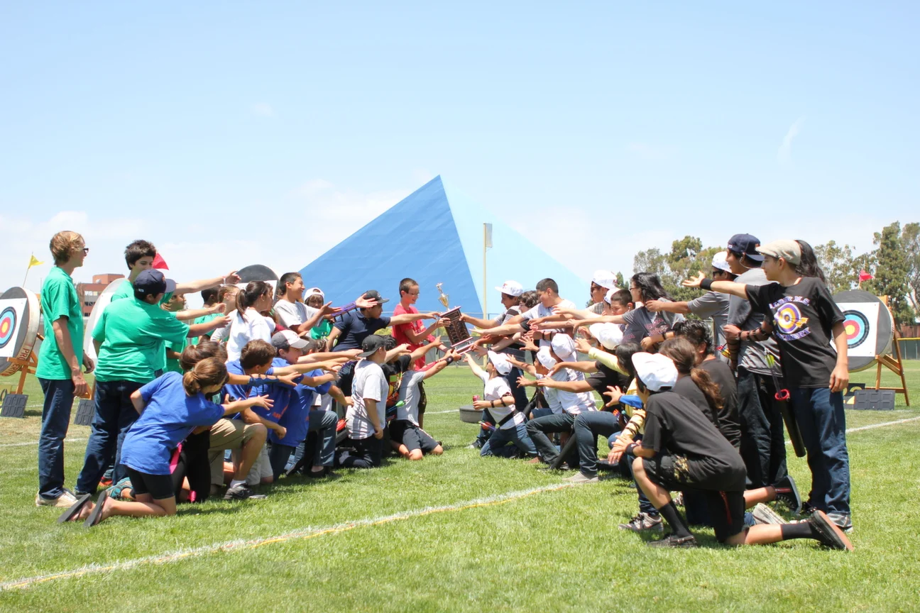 Middle School: All-San Diego Team on the left, All-Los Angeles Team on the right