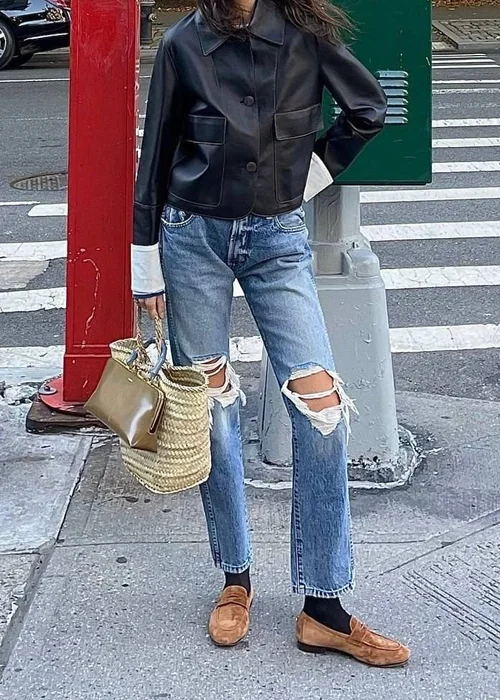 【美品】SOPHNET. LEATHER BOAT SHOES Why I'm Loving the Boat Shoes Trend — Nicole Bozzani