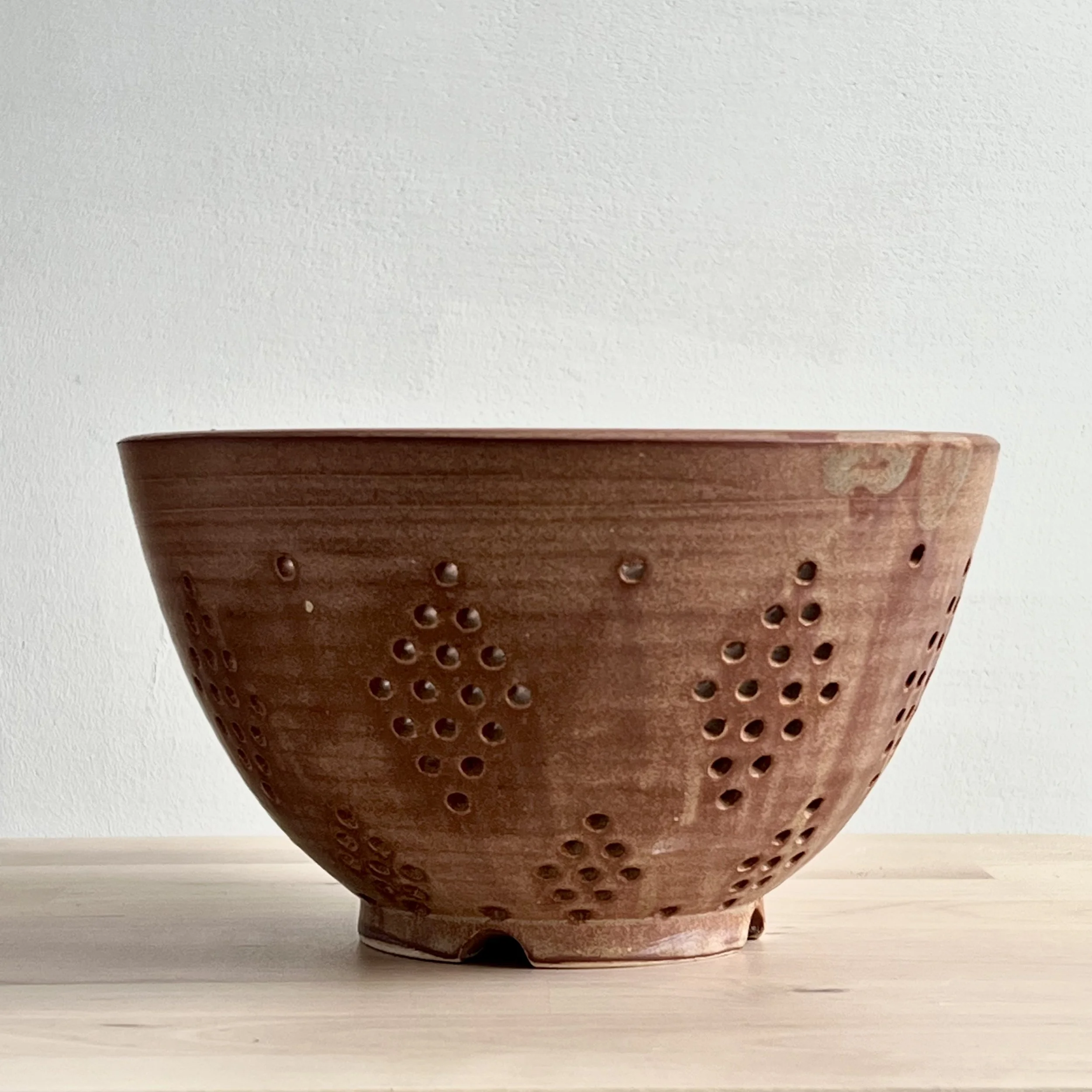 rustic mosaic colander