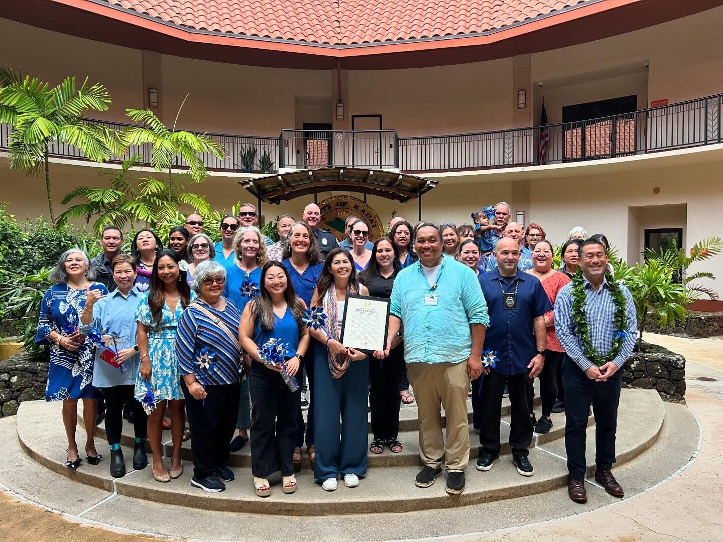 On Thursday April 10th, 2025 supporters and advocates of Kauai&rsquo;s keiki, ohana, and communities gathered to witness and hear Derek S.K. Kawasaki @mayor_derek_kawakami our Mayor, County of Kauai proclaim April 2025 as National Alcohol Awareness M