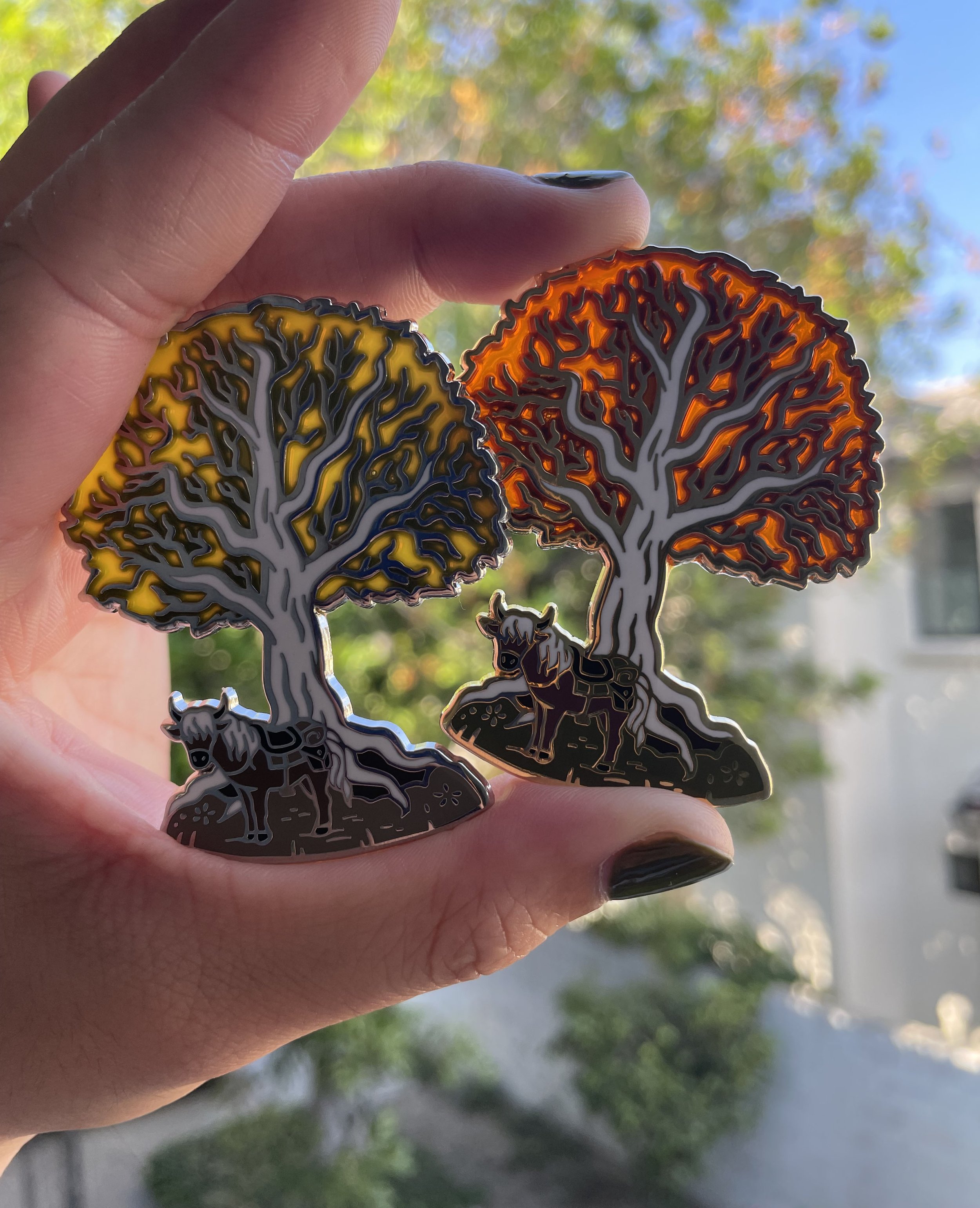 Erd Tree Transparent Pins