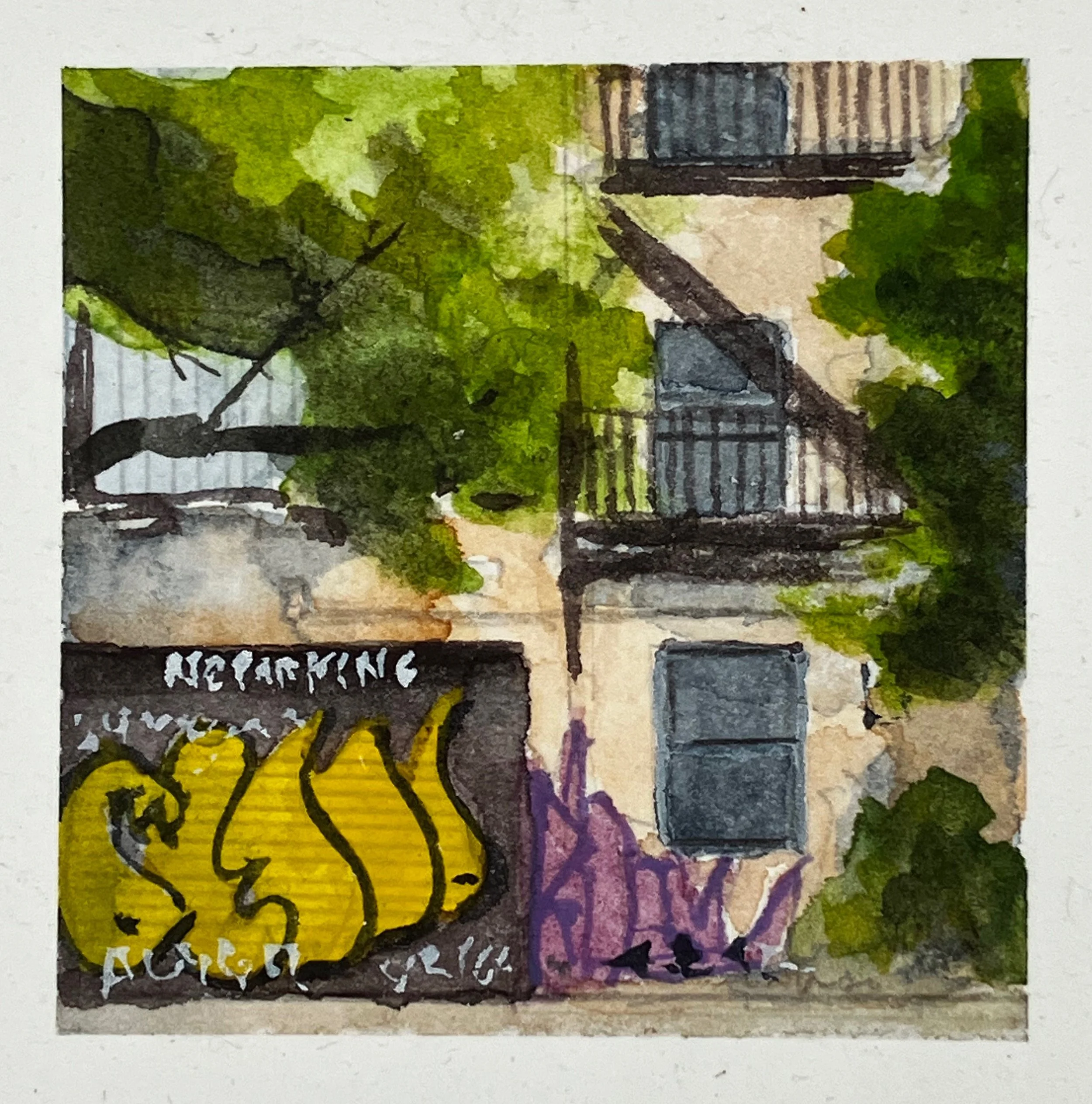 Patrick Keefe Watercolor Bushwick Graffiti.jpeg