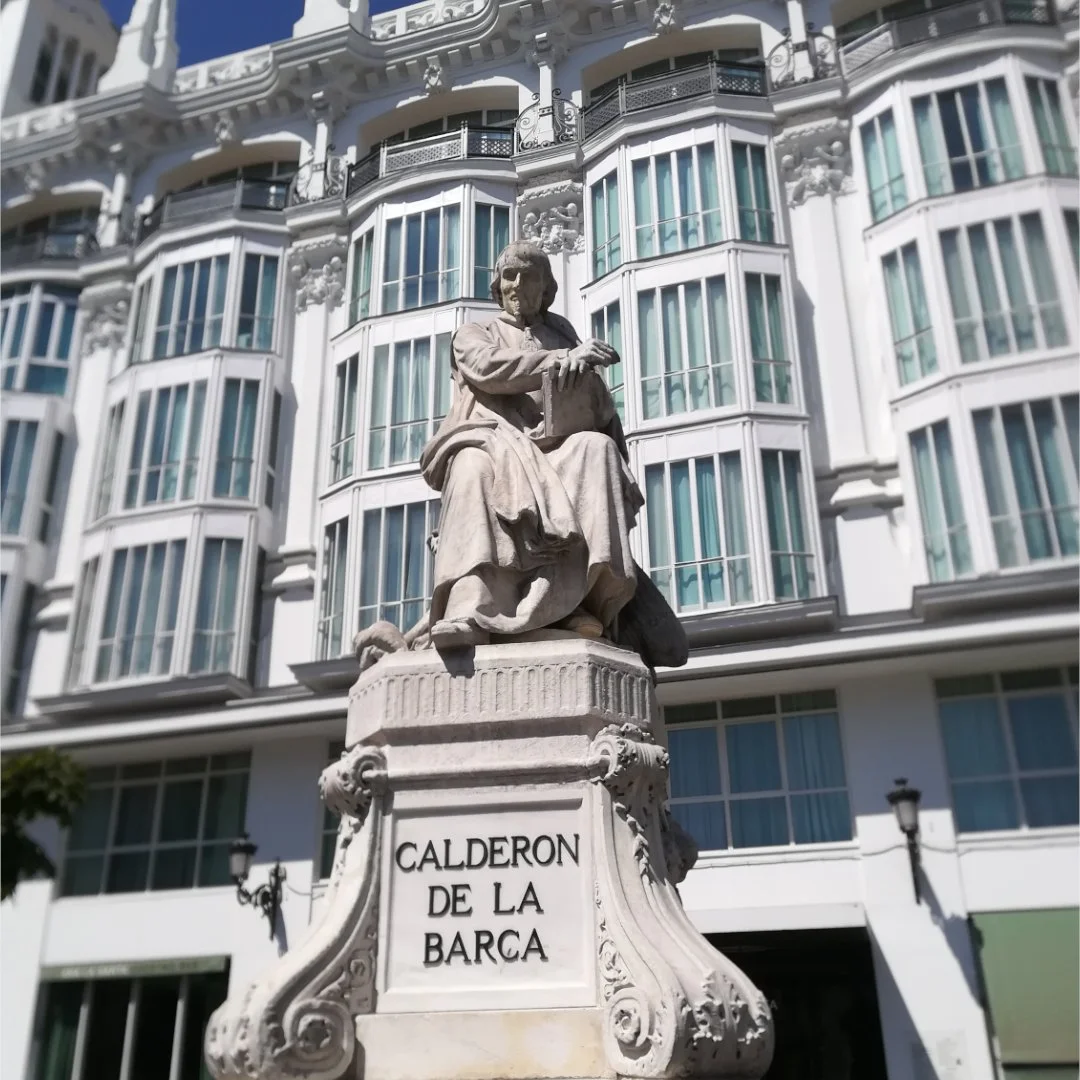 Monumento a Pedro Calderón de la Barca en Madrid. Historia de Madrid