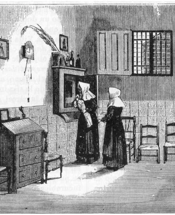 Torno de la inclusa de Madrid en 1861. Historia de Madrid