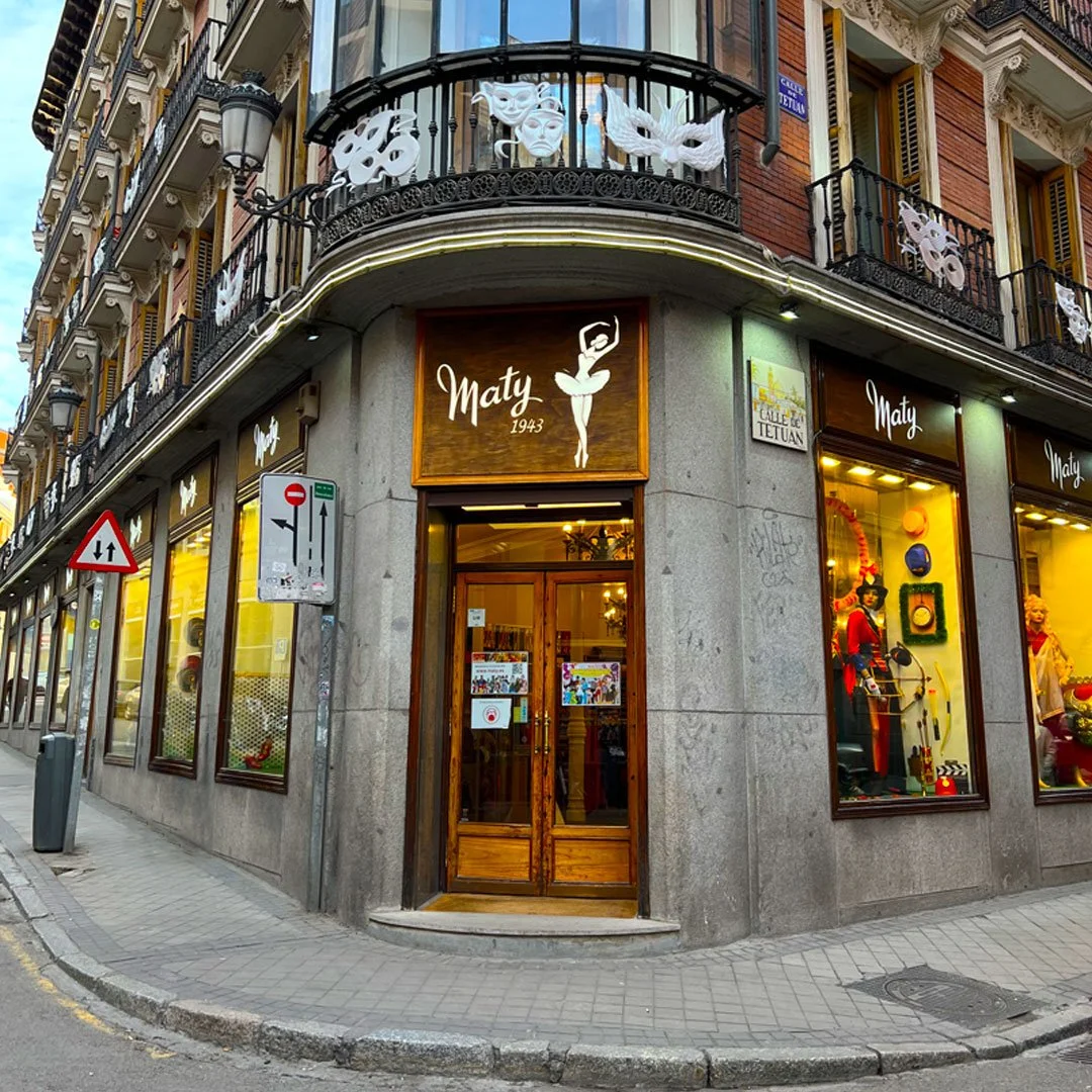 Tienda de disfraces Maty. Historia de Madrid