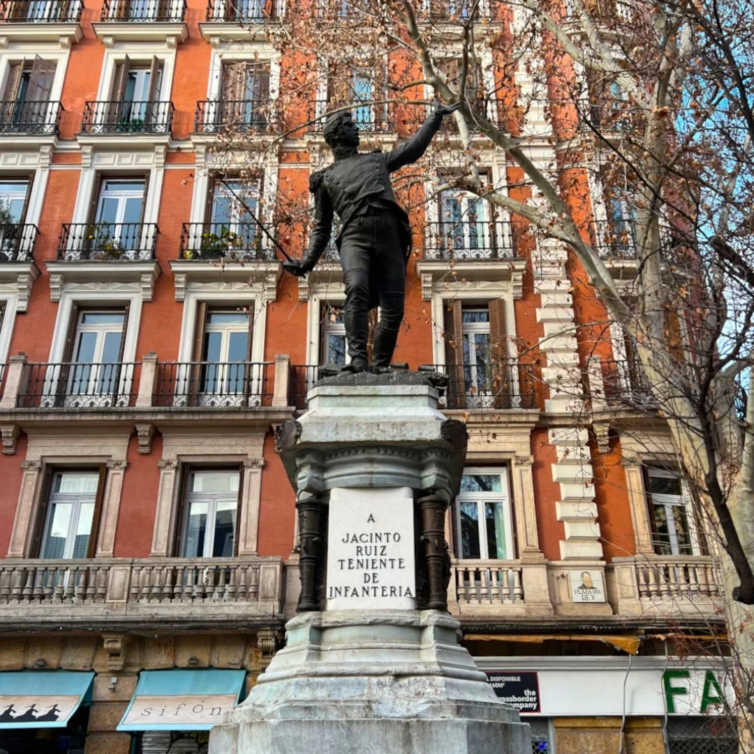Monumento a Jacinto Ruiz Mendoza. Historia de Madrid