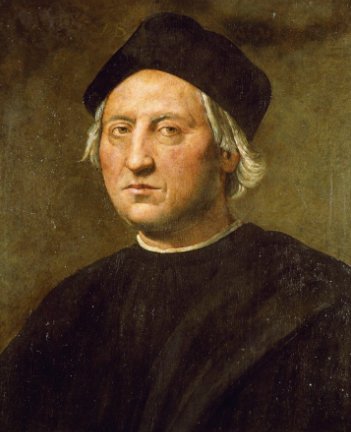 Retrato del almirante Cristóbal Colón. Historia de Madrid