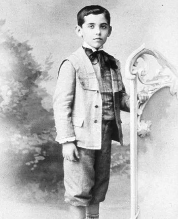 Imagen de Federico García Lorca de niño. Historia de Madrid