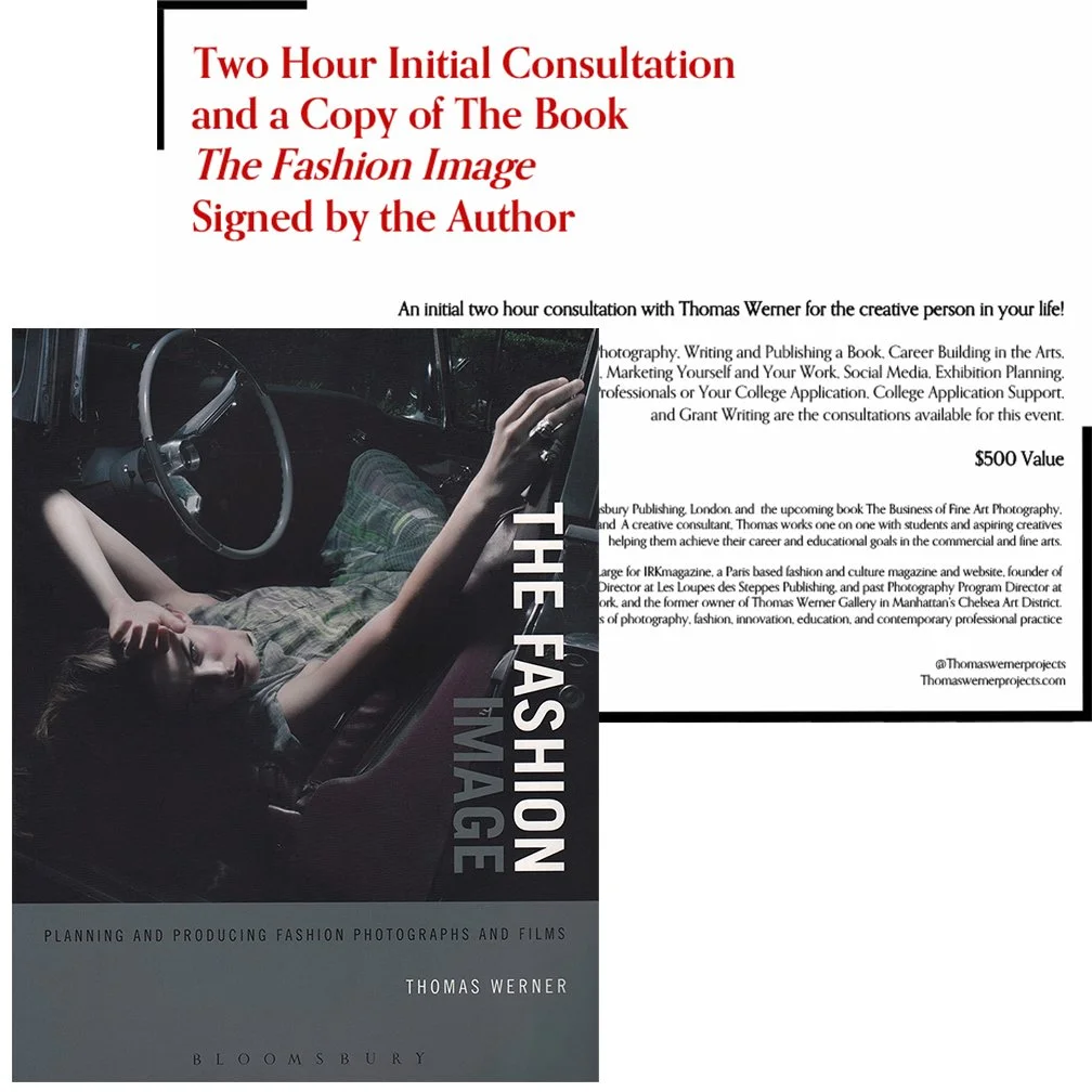 Donation of a two hour Creative Consultation and a signed copy of The Fashion Image