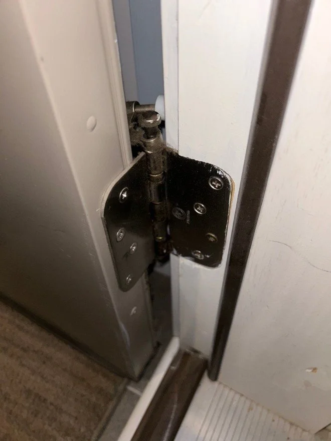 door hinges.