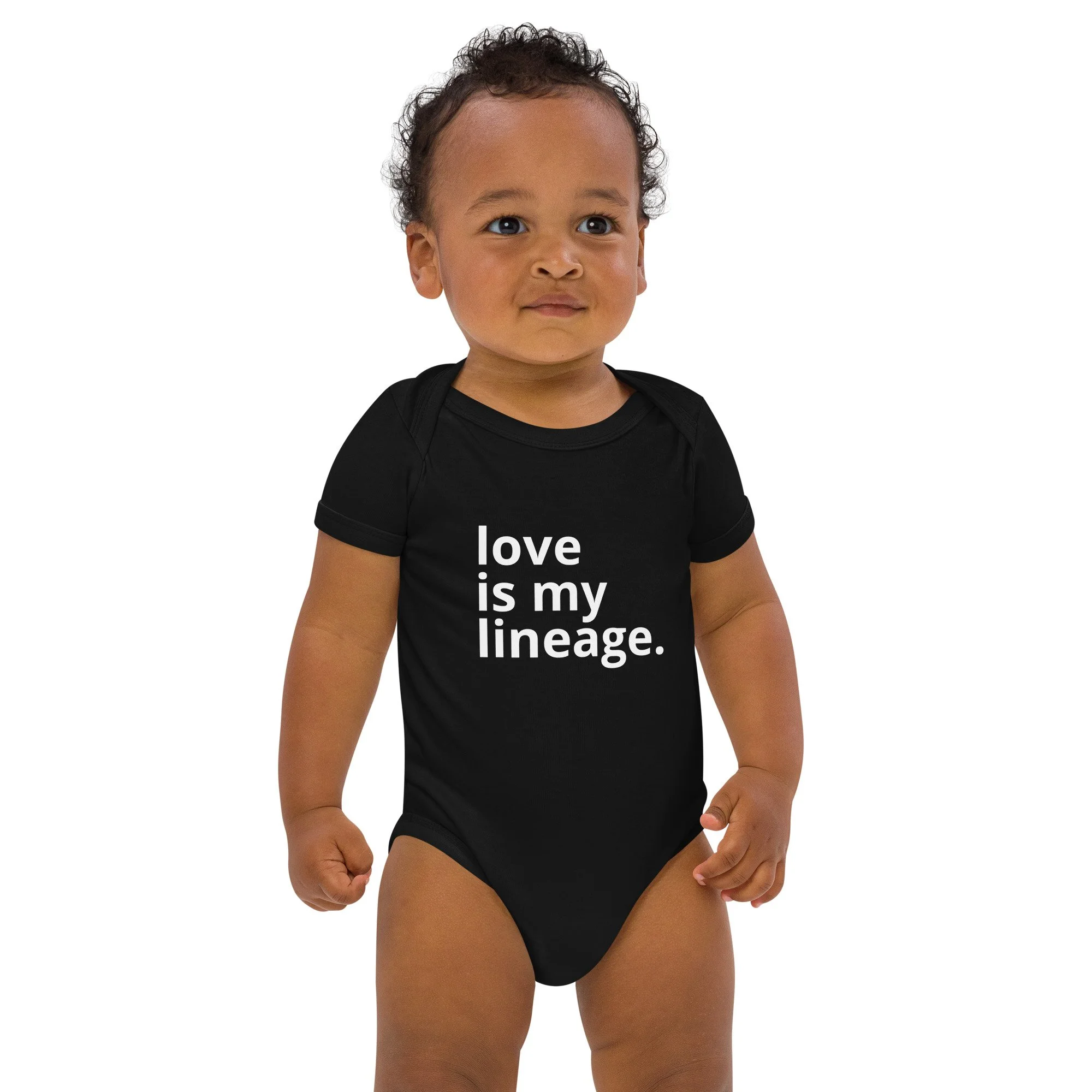 love is my lineage. infant onesie.