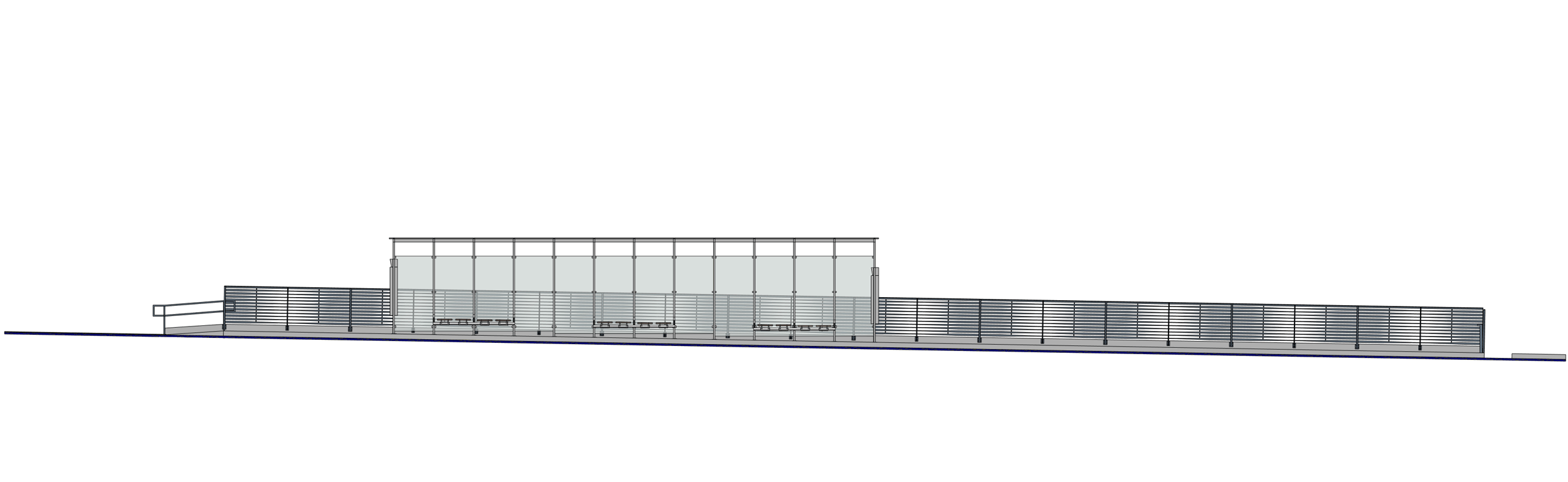 platform elevation at City Hall