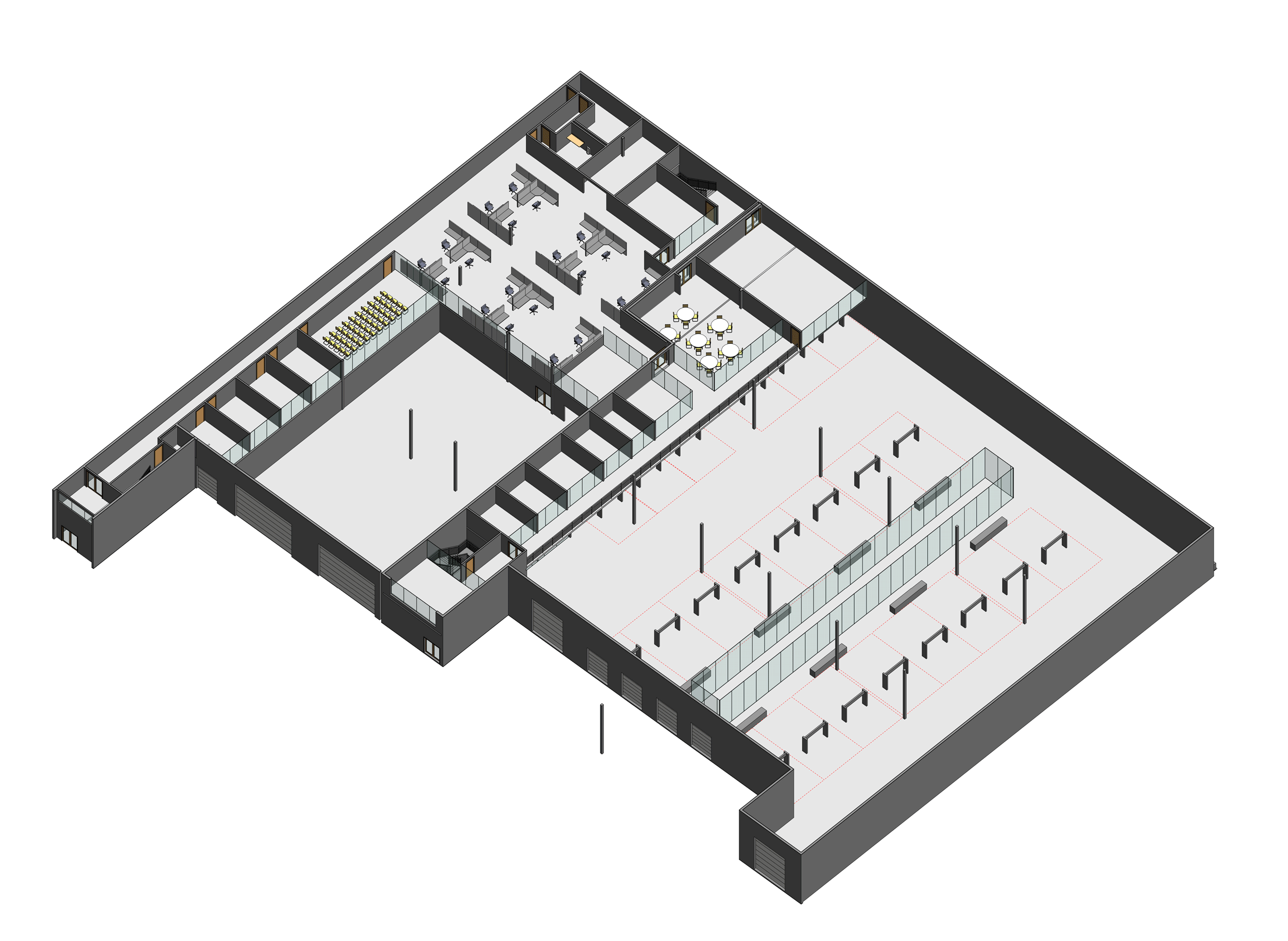 axonometric view level 2