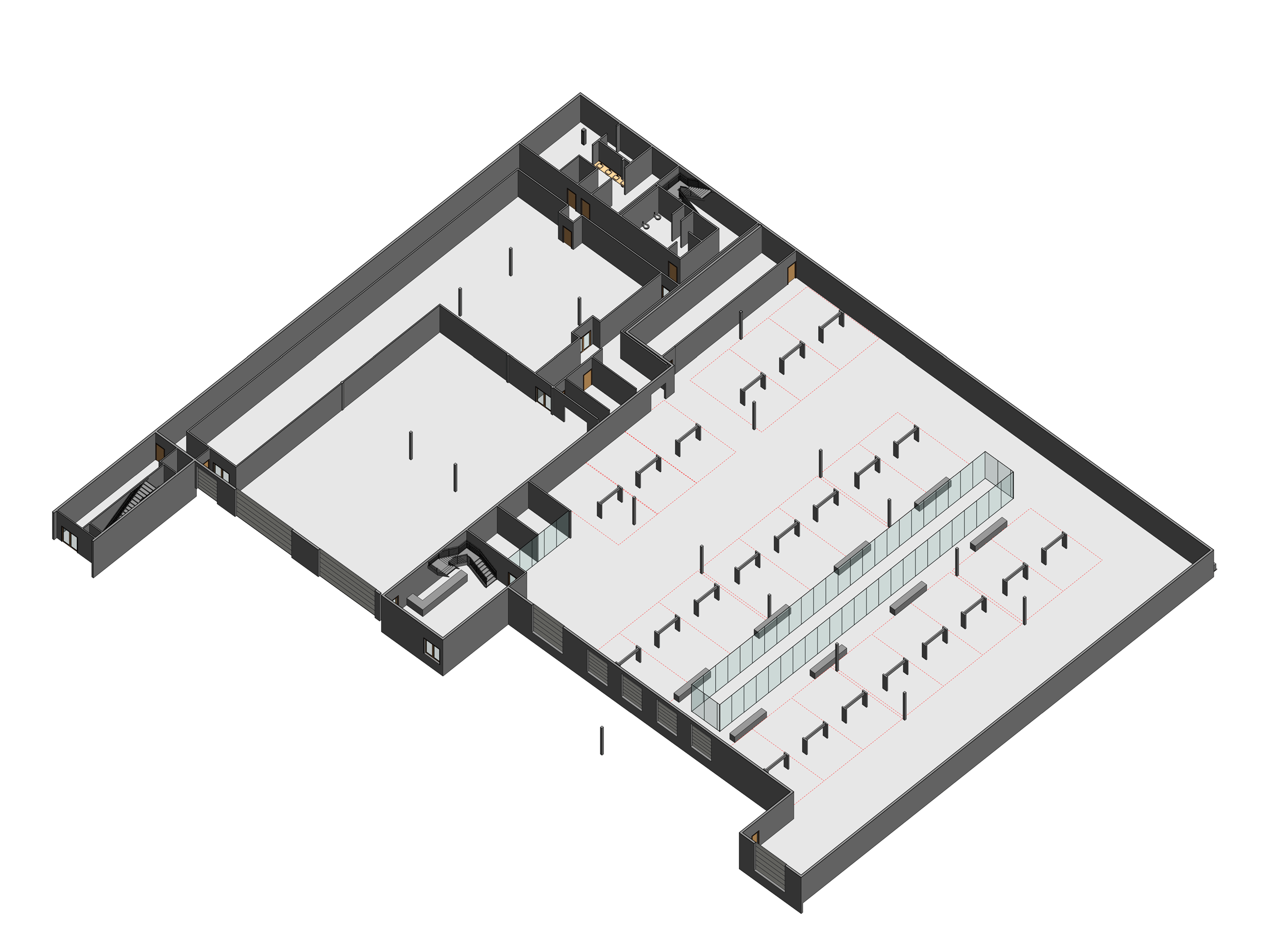 axonometric view level 1