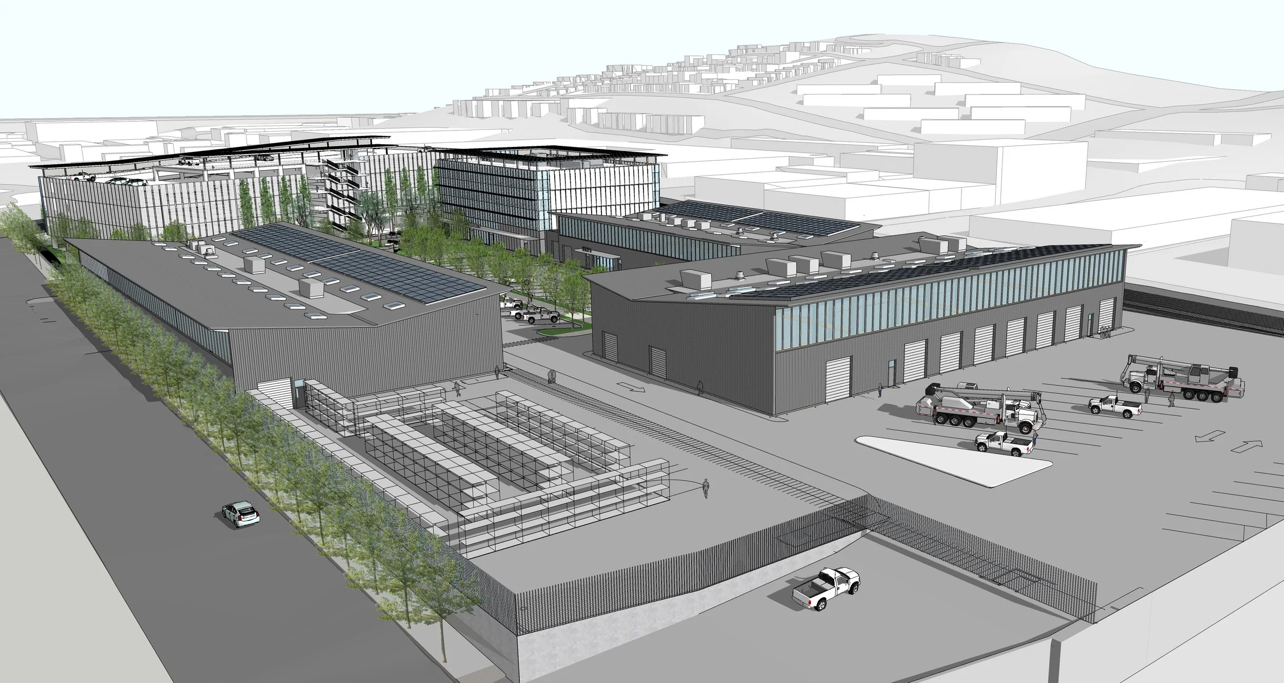 overall view from south-east