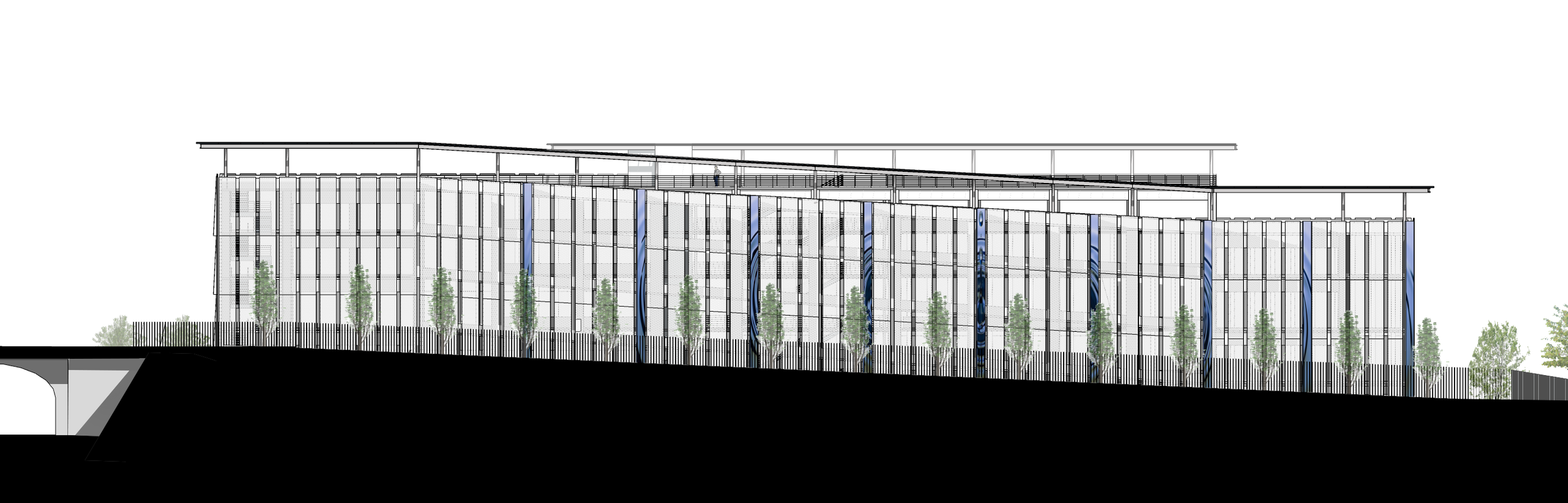 garage-west elevation