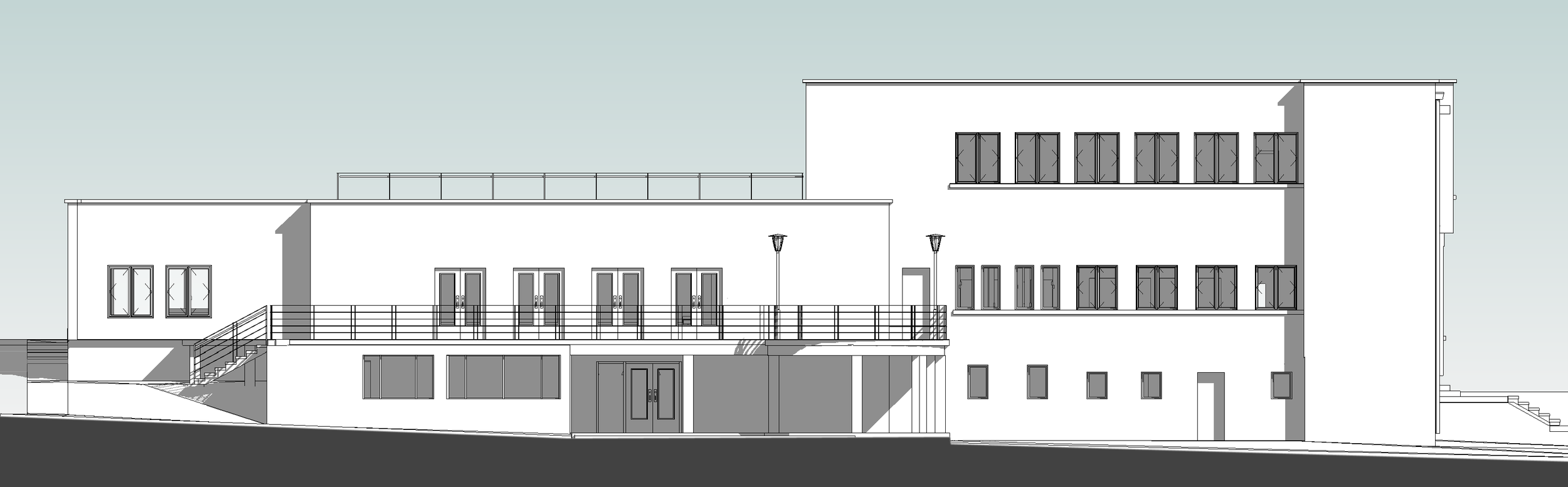 "back" elevation