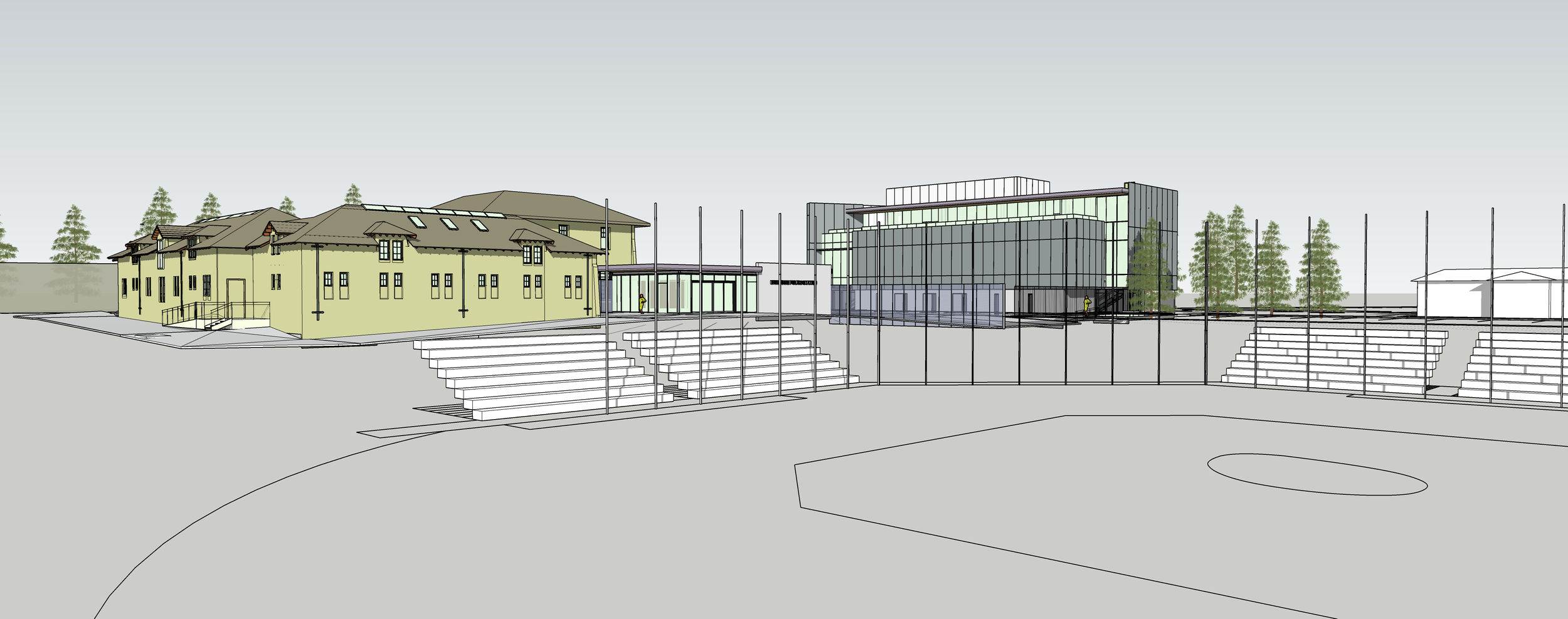 perspective view from East