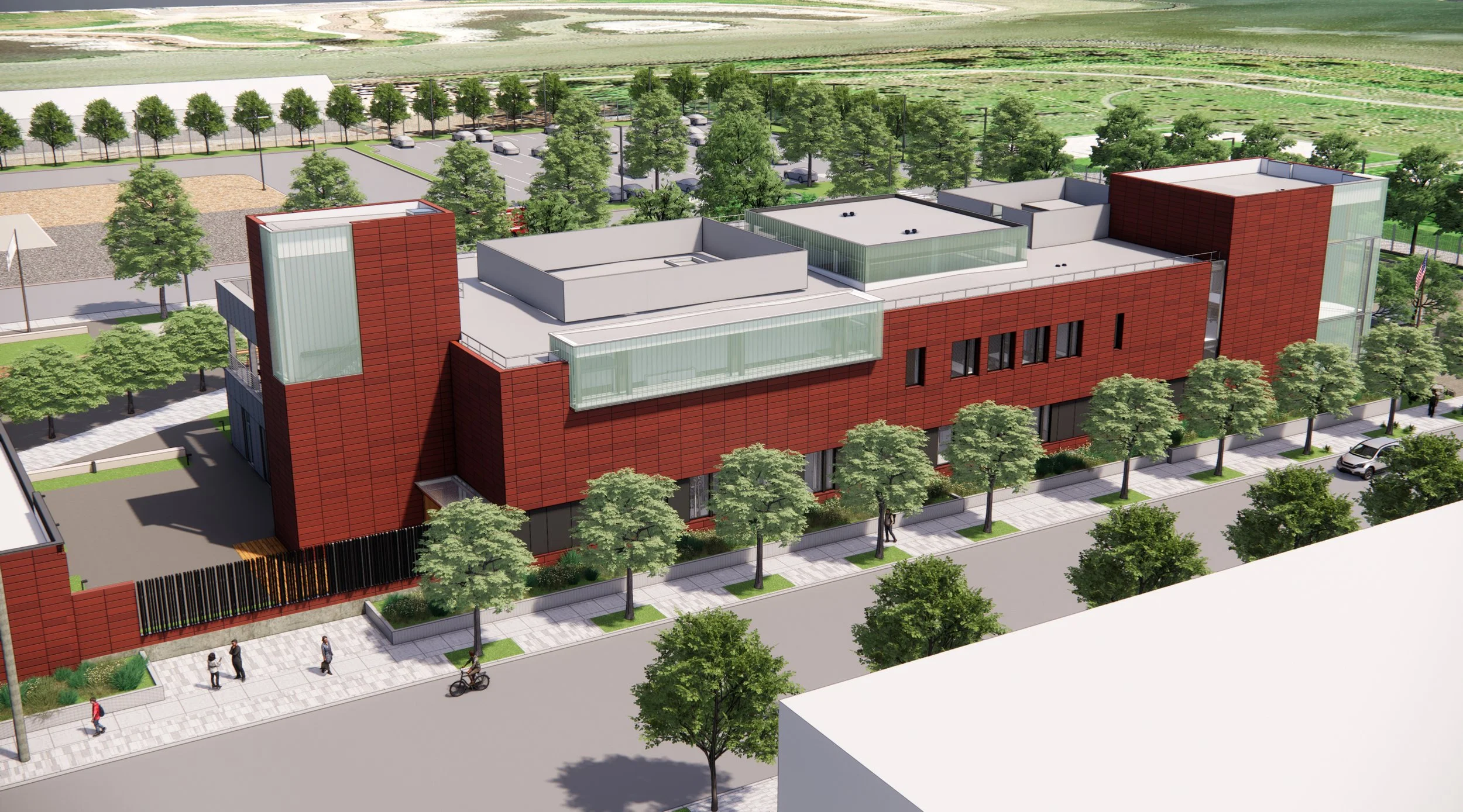 Overall view from South