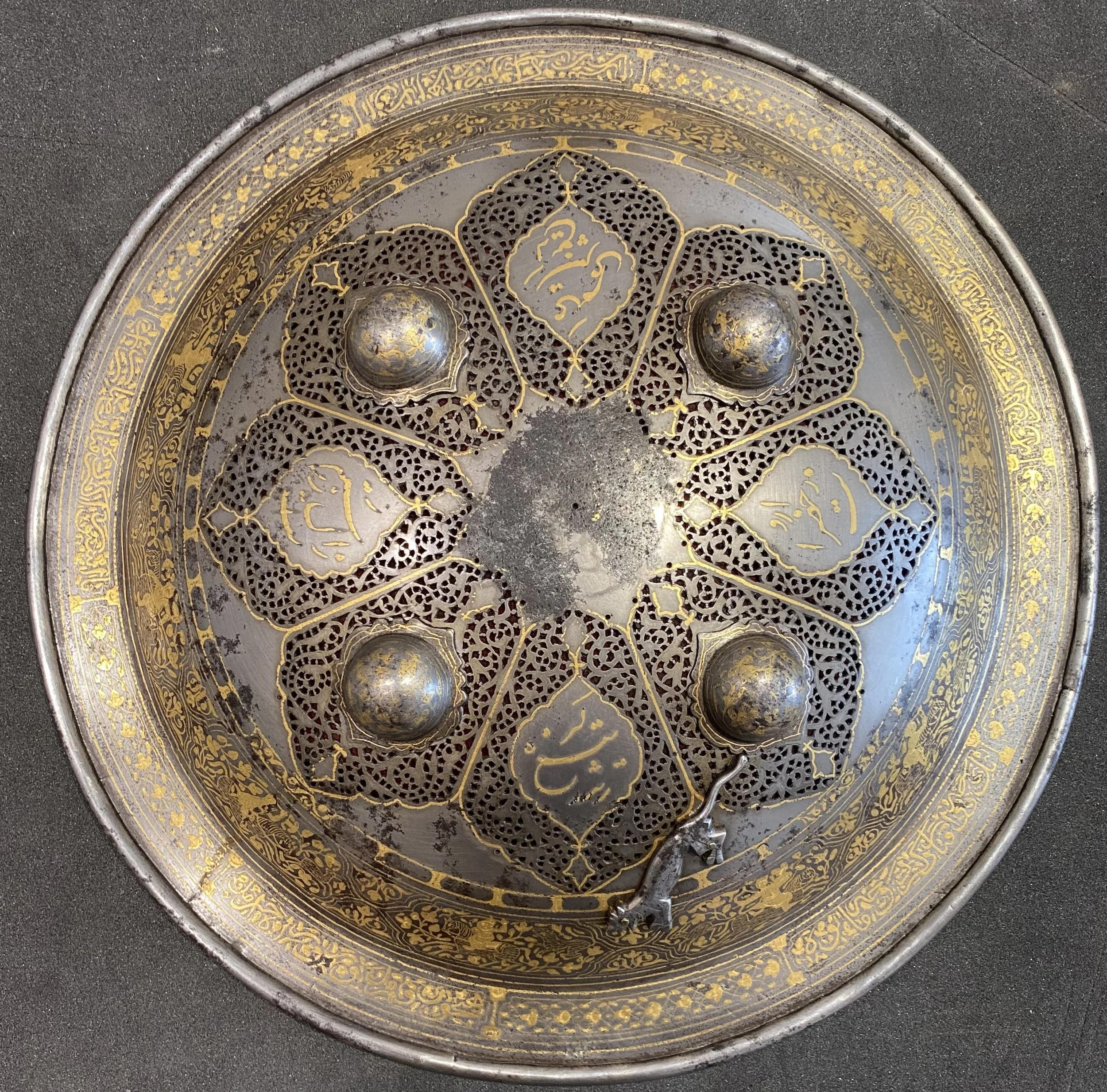 Shield with pierce work 
