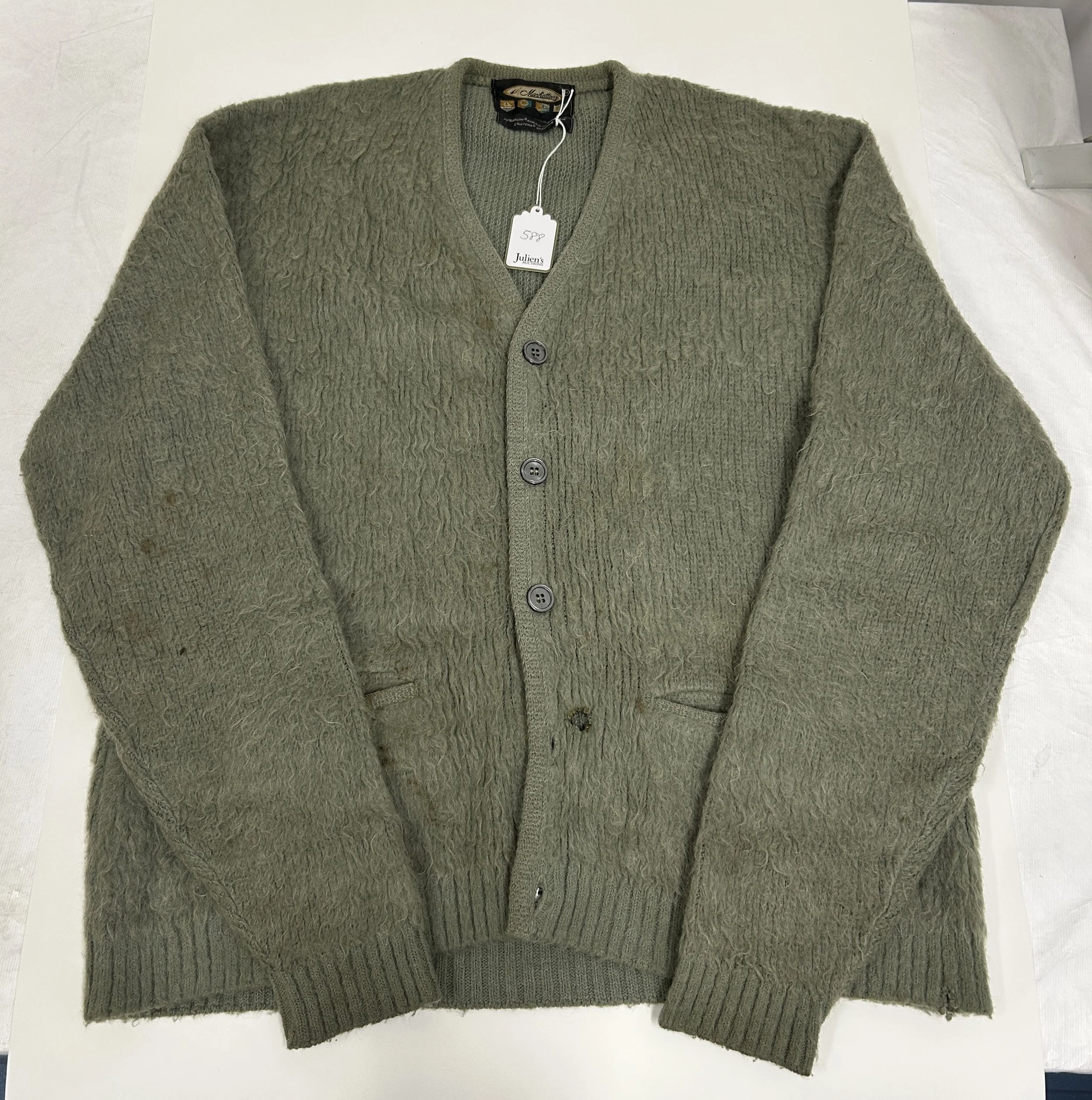 Cardigan on arrival
