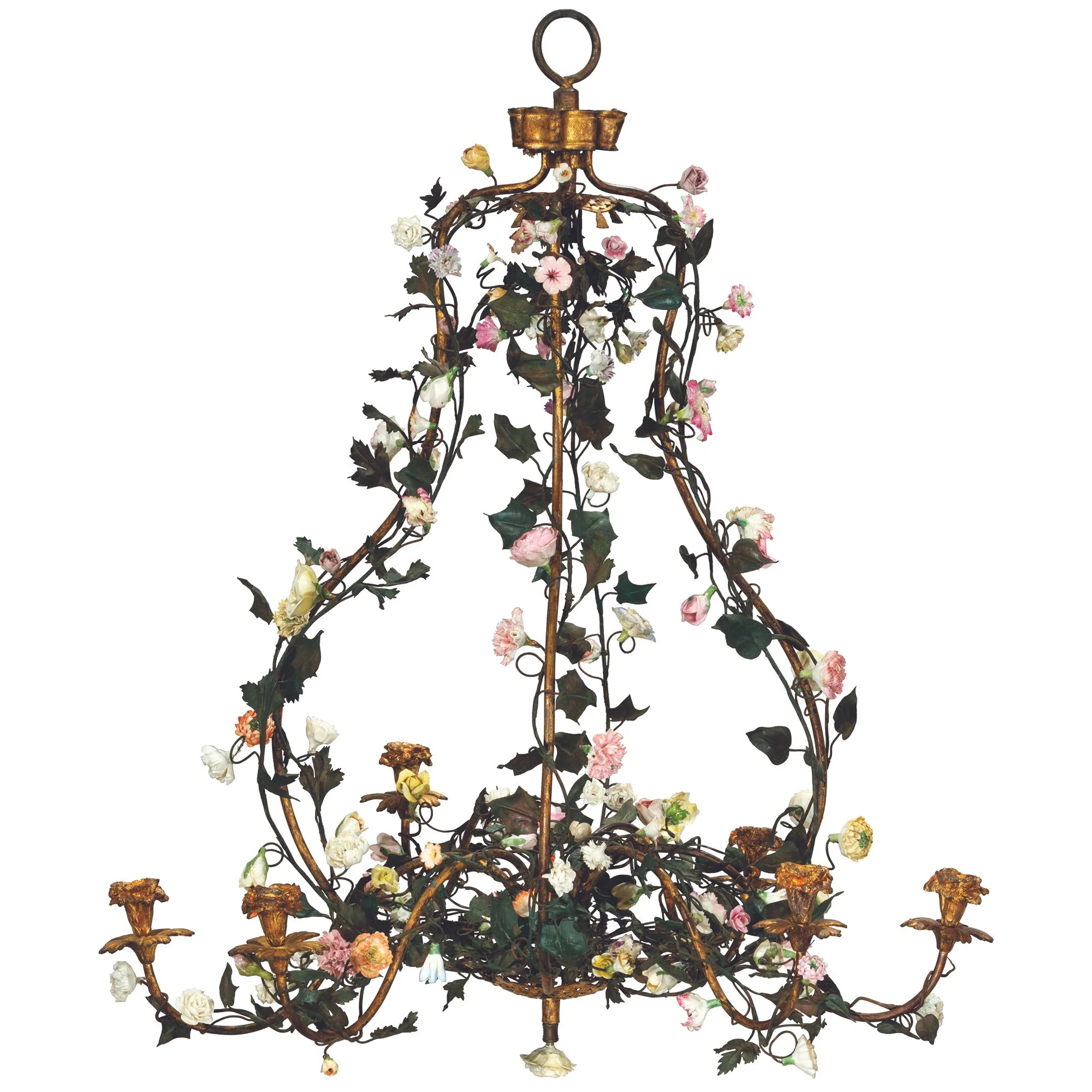 Tole Chandelier