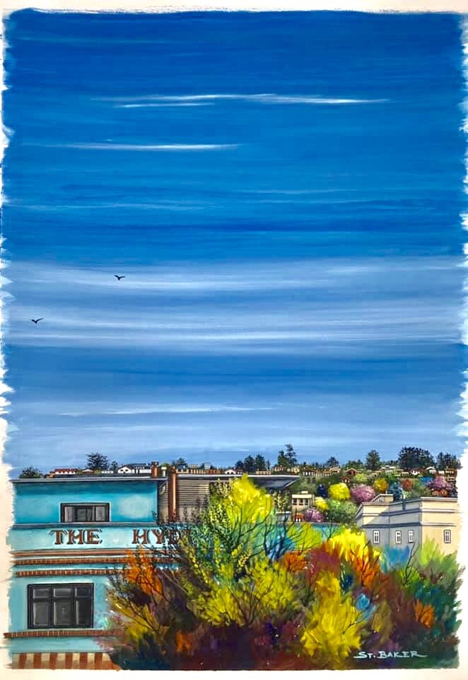 The Hydro  *   
Painting on fine art paper  
100cm x 70cm