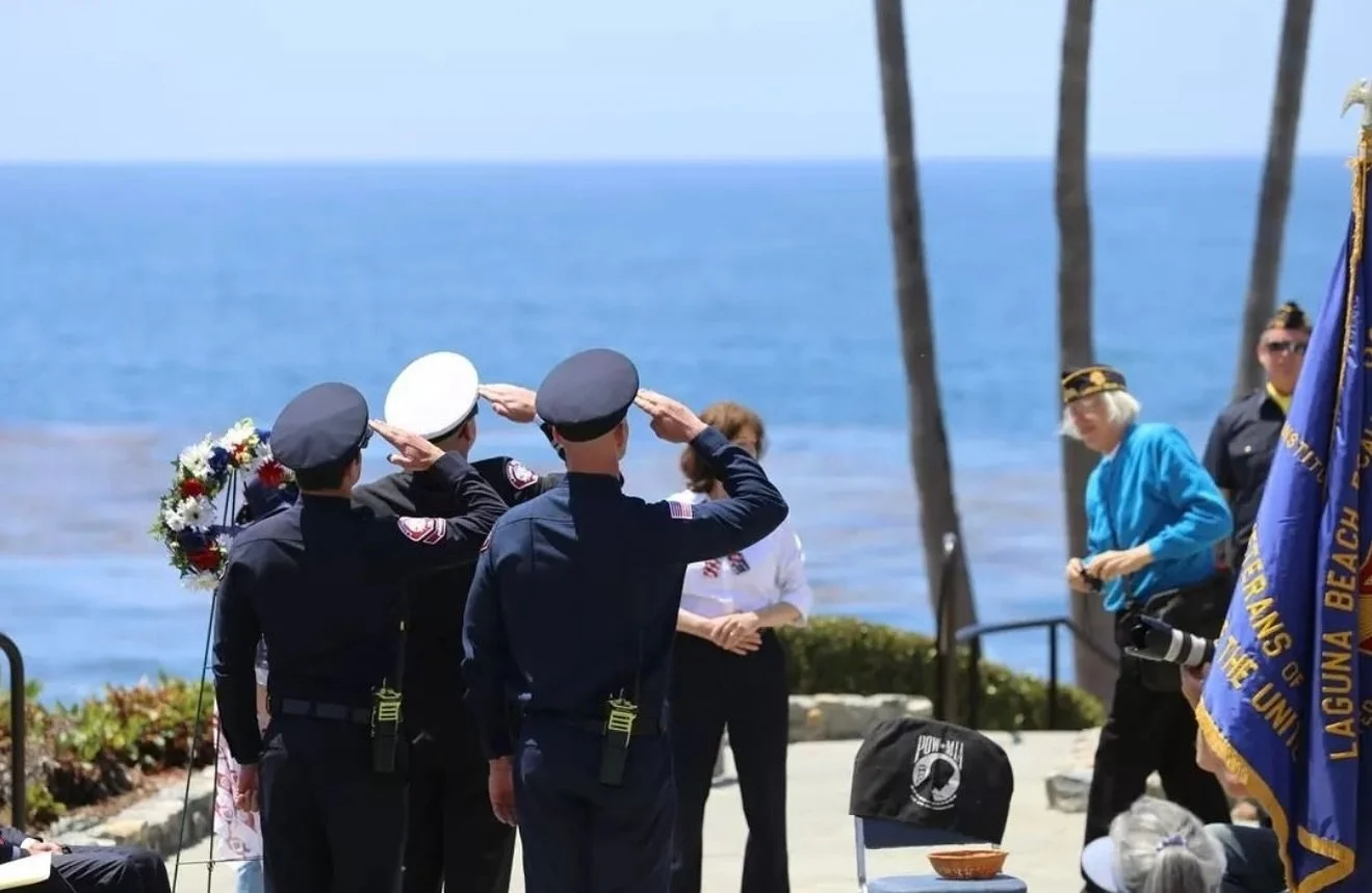 VETERANS // To our Laguna Beach veterans, thank you. Your service has given us freedom to say and do what we please, vote for who we want, not be scared of being silenced for our beliefs. I think a lot of times we forget how lucky we are &mdash; not 