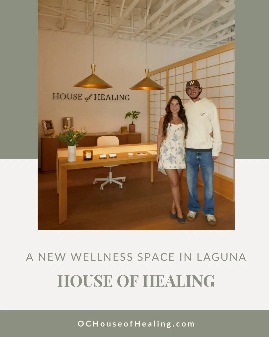 Laguna&rsquo;s newest wellness space is open and it is GORGEOUS. @houseofhealingoc on Coast Highway brings infrared sauna, cold plunge, and red light therapy together in one of the most aesthetically designed wellness studios ever, fitting in perfect