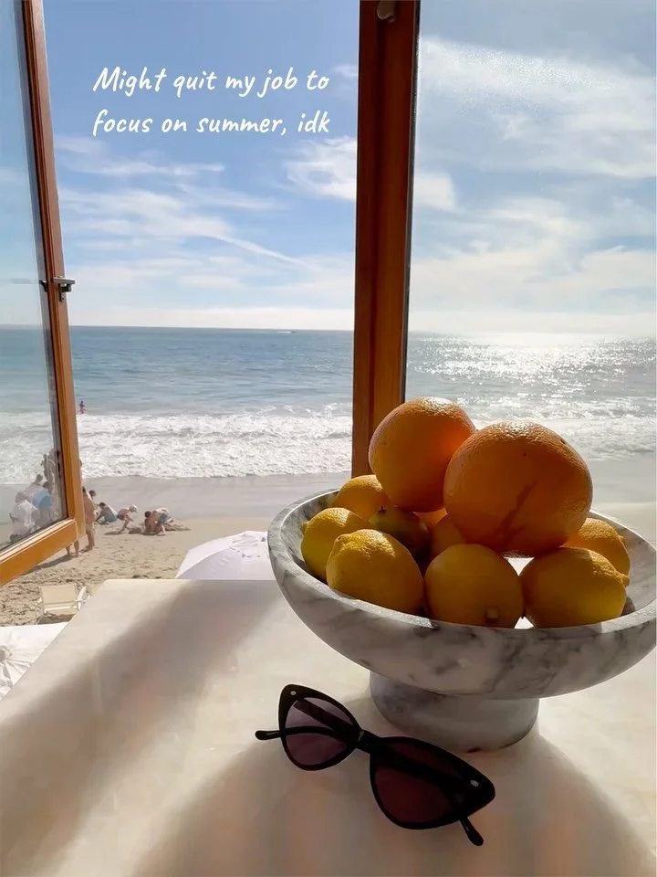 Not to be dramatic, but Laguna Summer > European Summer.