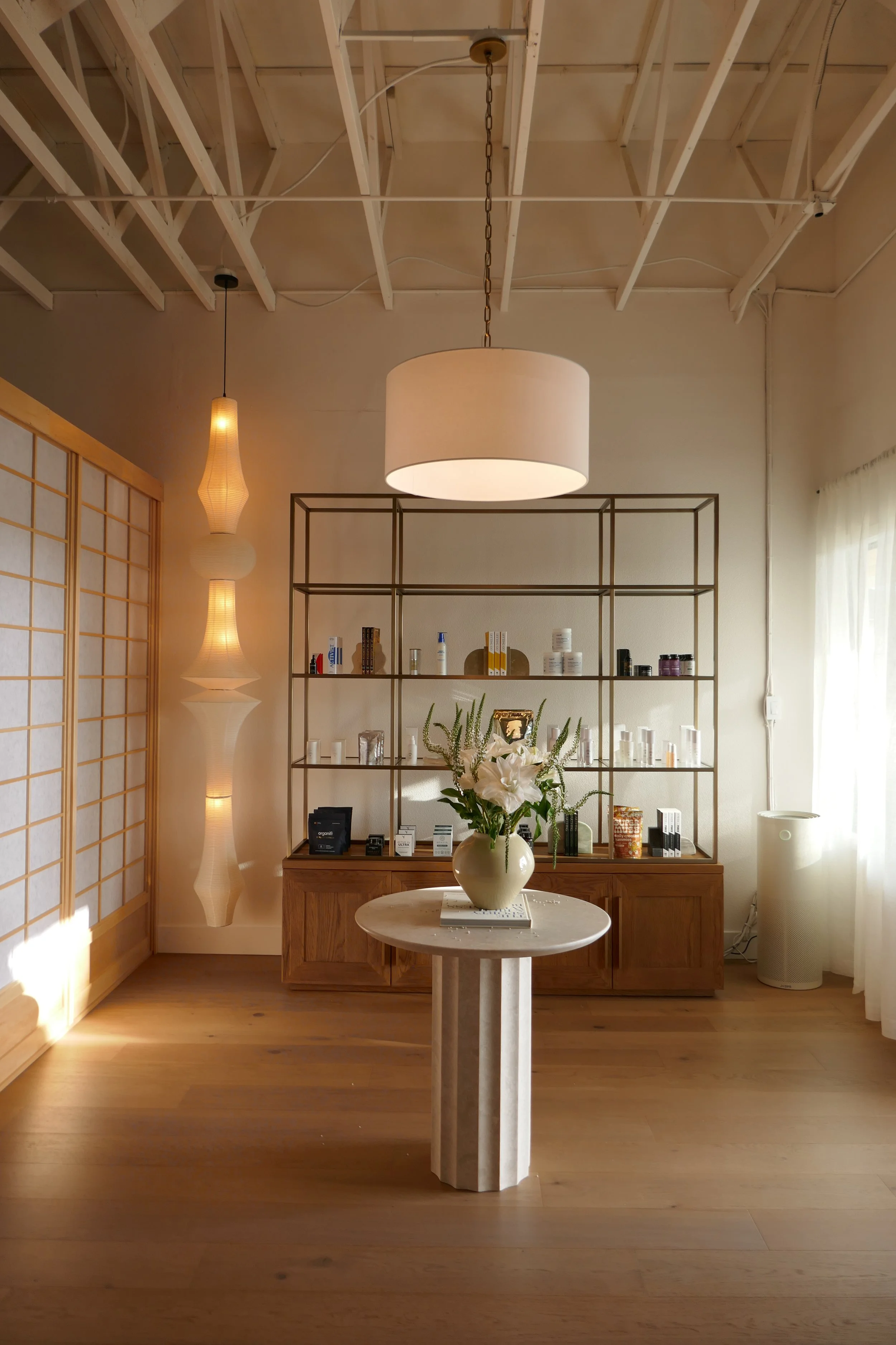 Interior of OC House of Healing wellness studio in Laguna Beach, featuring infrared sauna and cold plunge therapy