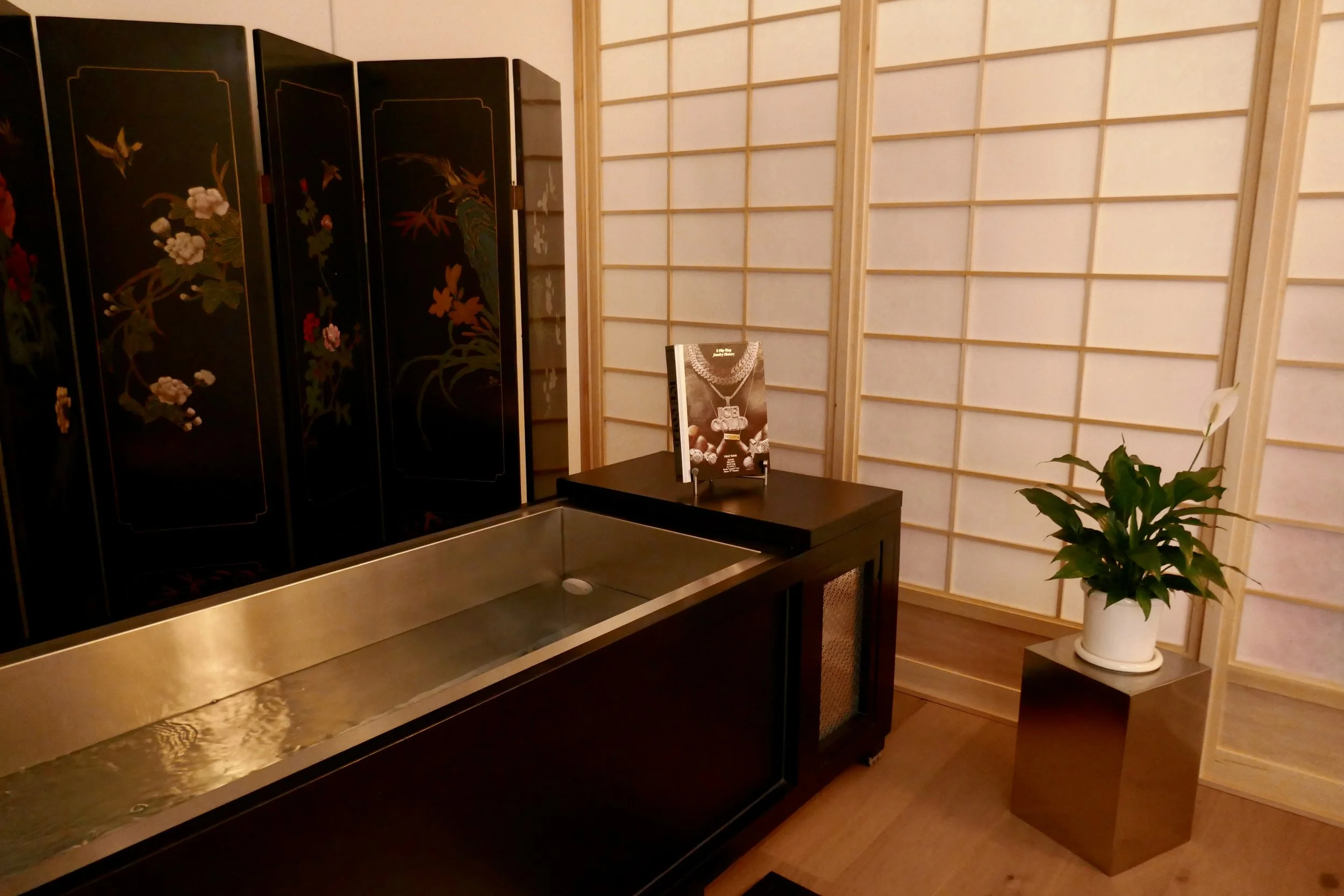 Cold plunge at OC House of Healing at 30818 Coast Hwy Laguna Beach"