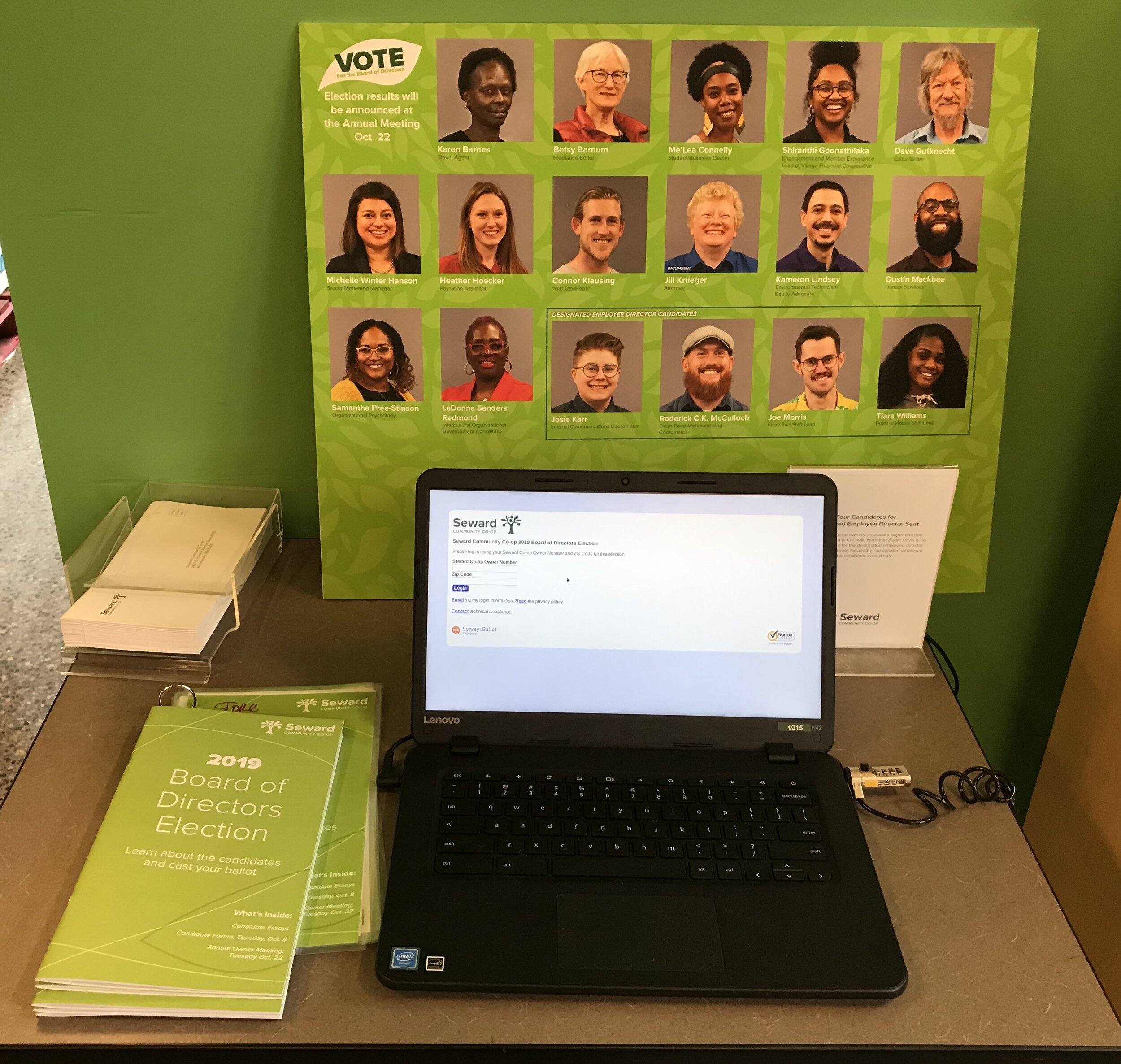 16 candidates running for the board @ Seward Co-op