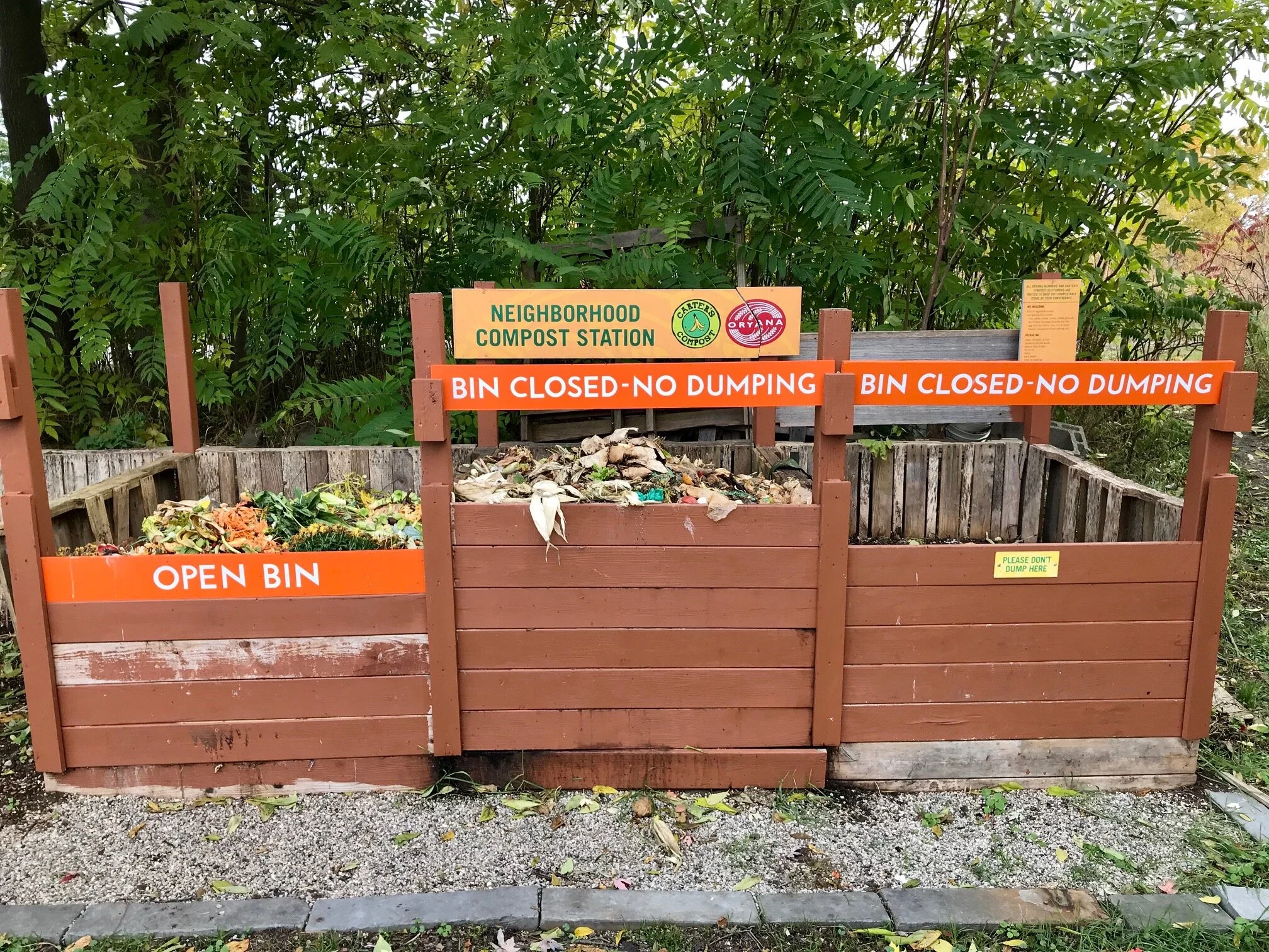 Community composting at Oryana