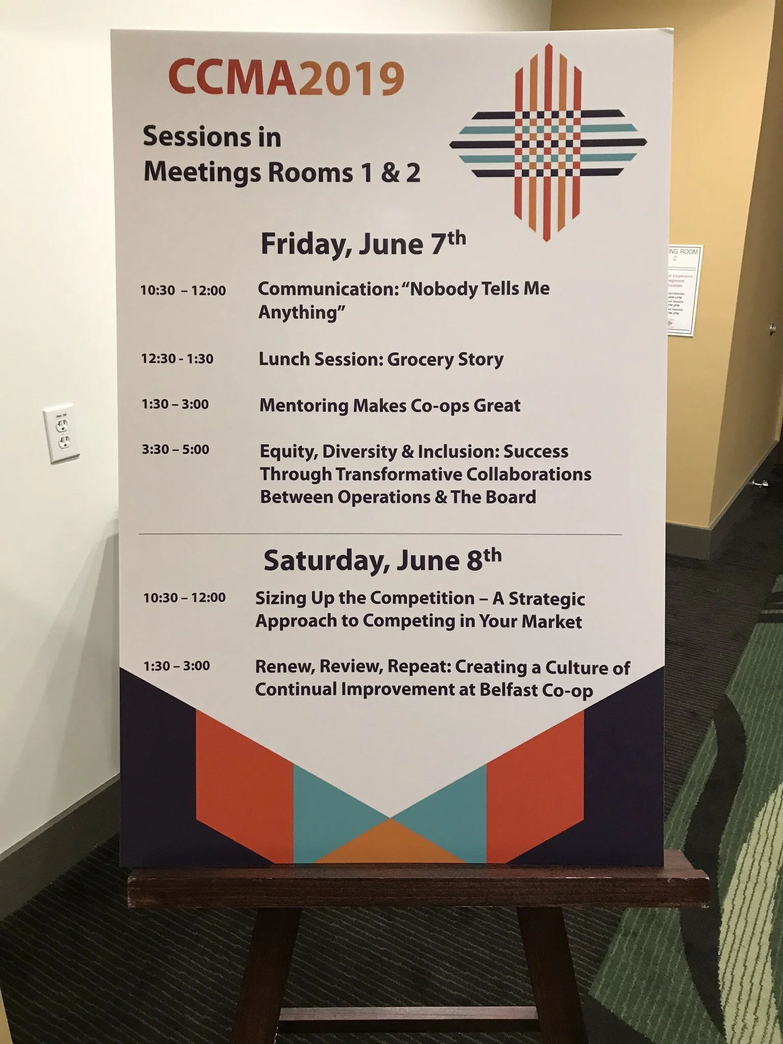 Consumer Cooperative Management Assoc. conference (Durham, NC)