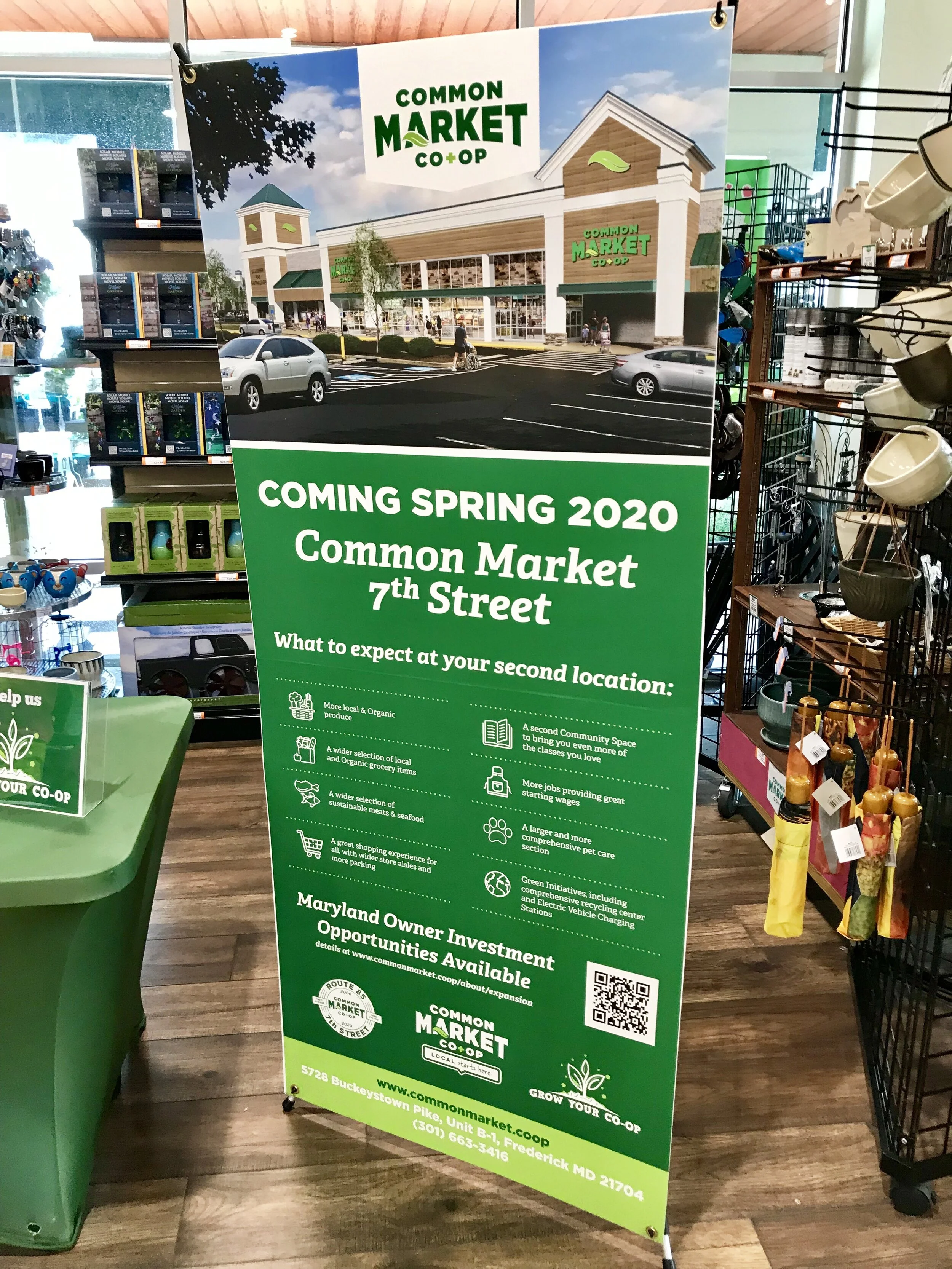Second store coming to Common Market Co-op (Frederick, MD)