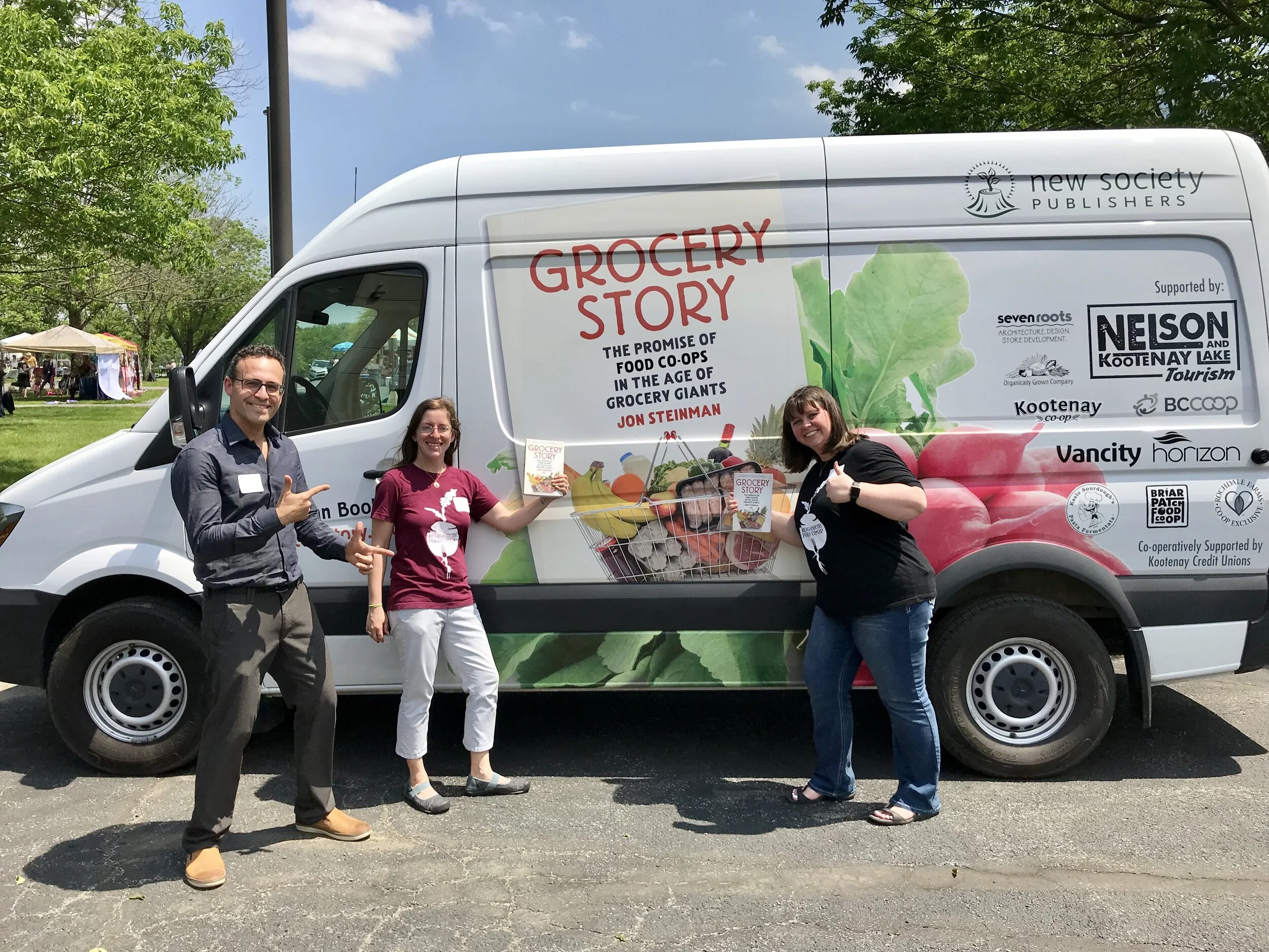 Jon Steinman with board directors of the startup Bethlehem Food Co-op