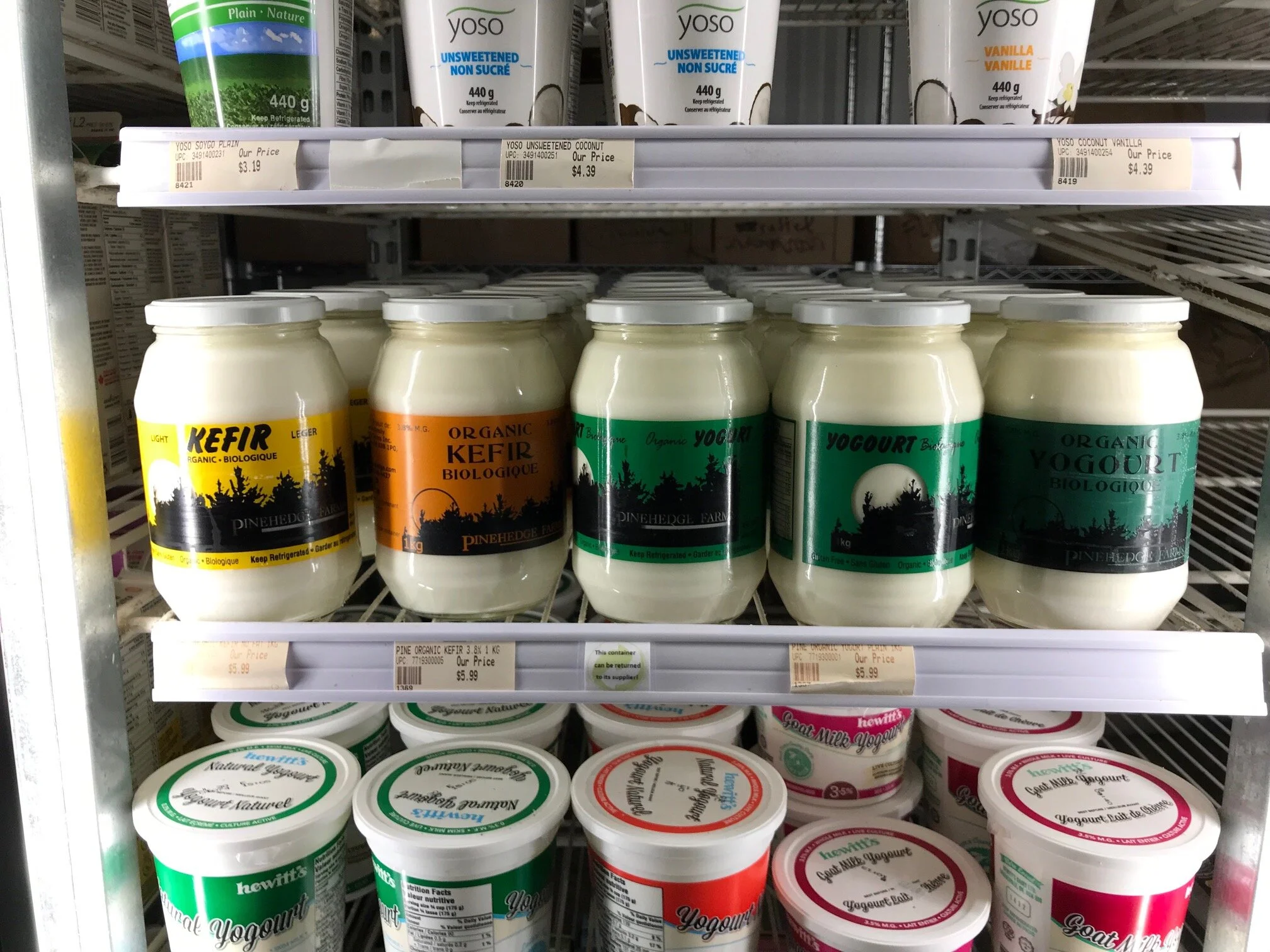 Returnable yogurt/kefir jars
