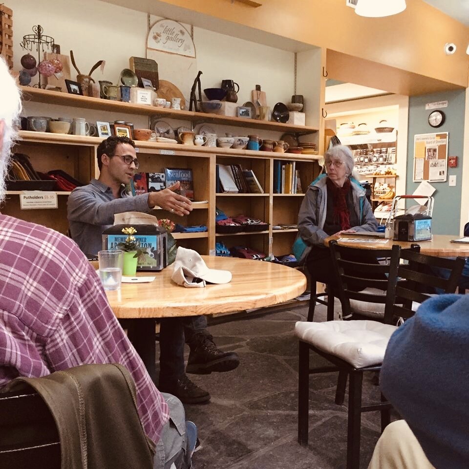 Author Jon Steinman @ the Old Creamery