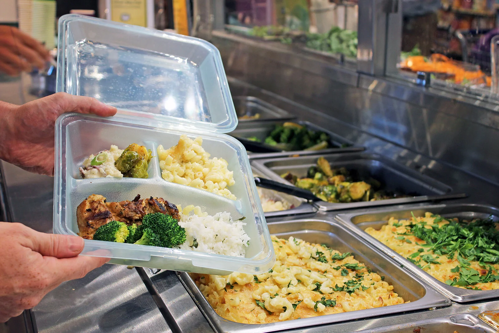 Reusable take-home containers 