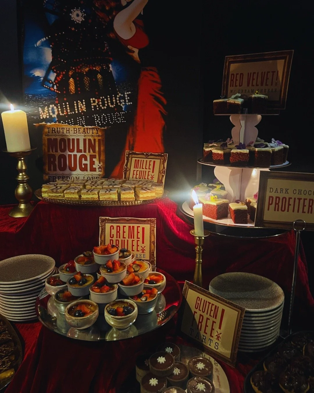 #Throwback to our Moulin Rouge New Year&rsquo;s Eve Dinner ✨ A celebration to remember from the glamour and music to that incredible dessert table that had everyone coming back for seconds.

Tickets are now available for this year&rsquo;s New Year&rs