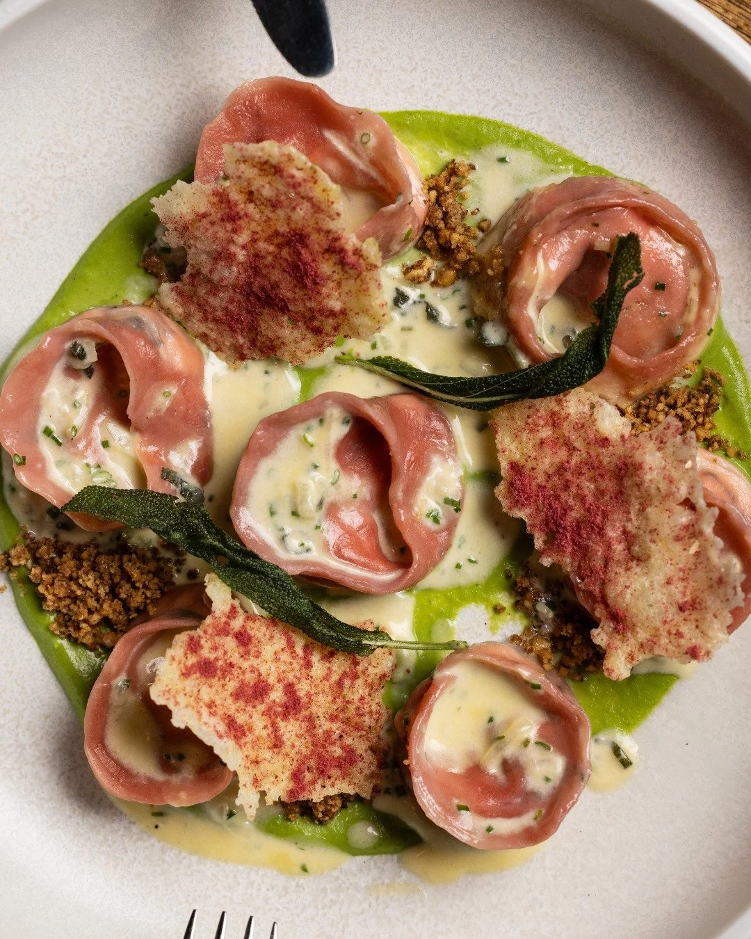 New to our winter menu, the House Made Beetroot Ravioli brings together earthy beetroot, creamy ricotta and spinach, finished with toasted walnut, sage and a delicate parmesan crisp. Rich in texture yet beautifully balanced, it&rsquo;s a warming seas