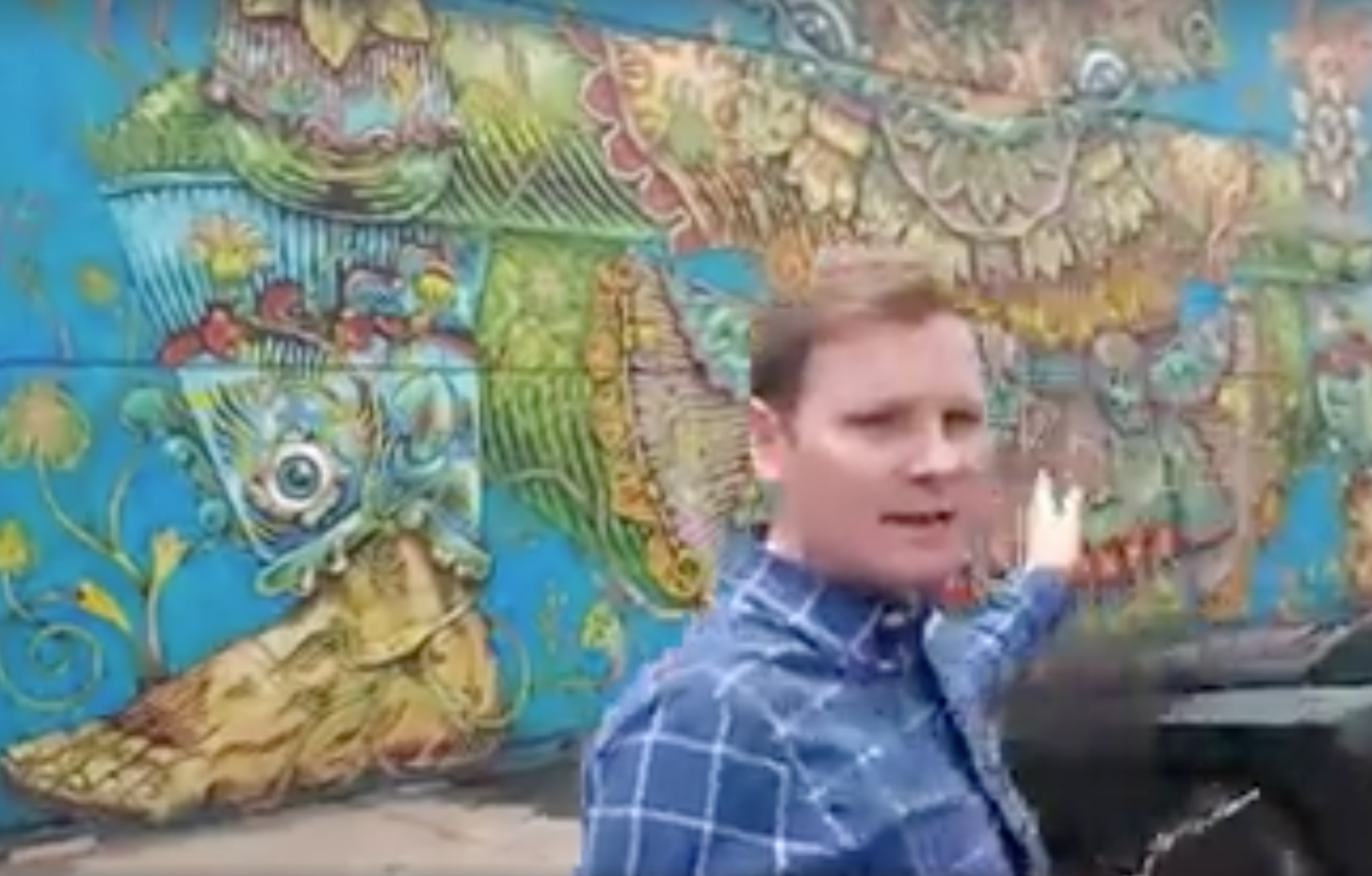 FB Live: The world's largest market exhibits ambitious art installation