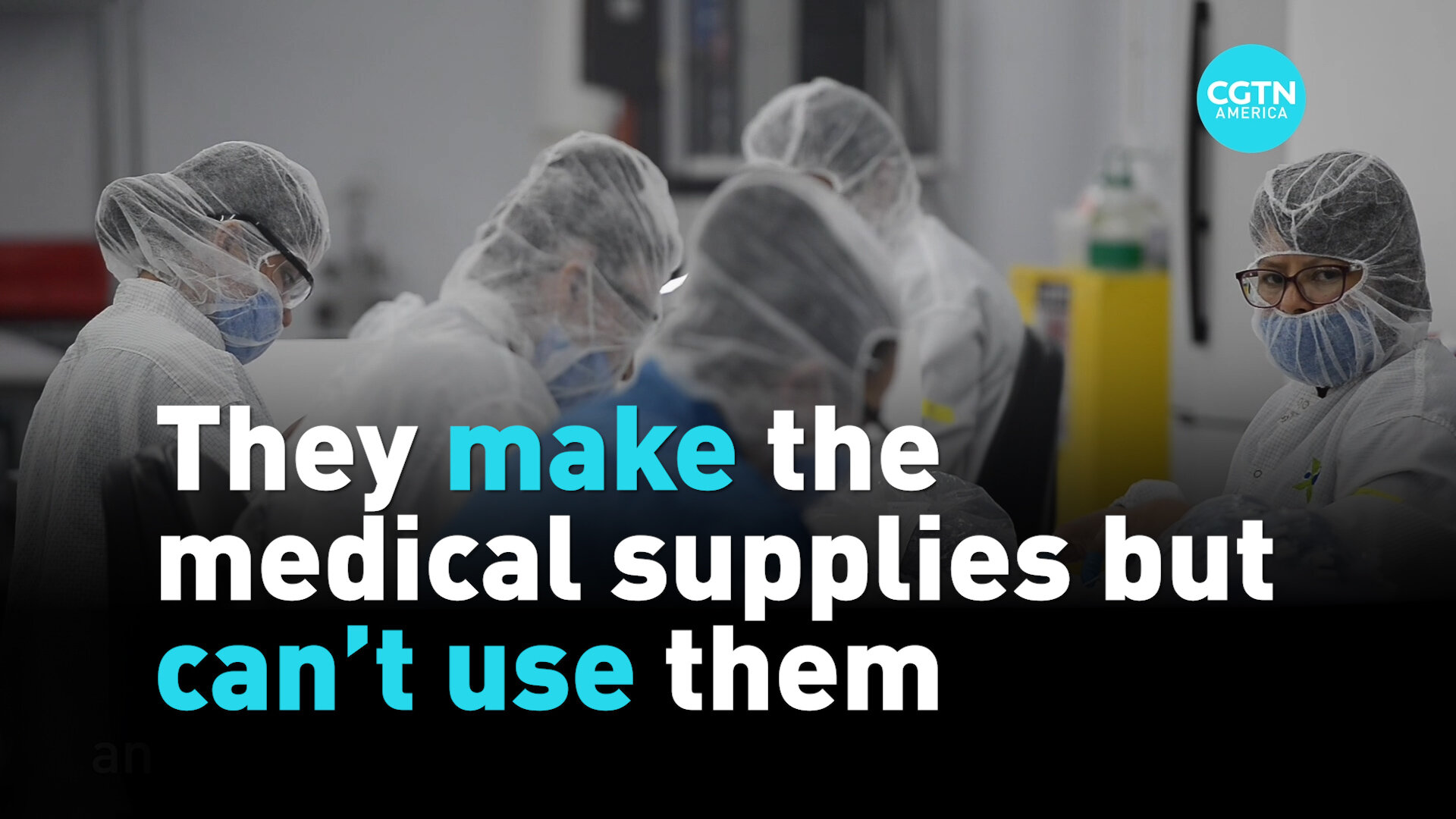Mexicans manufacture medical supplies for pandemic, but can't use them